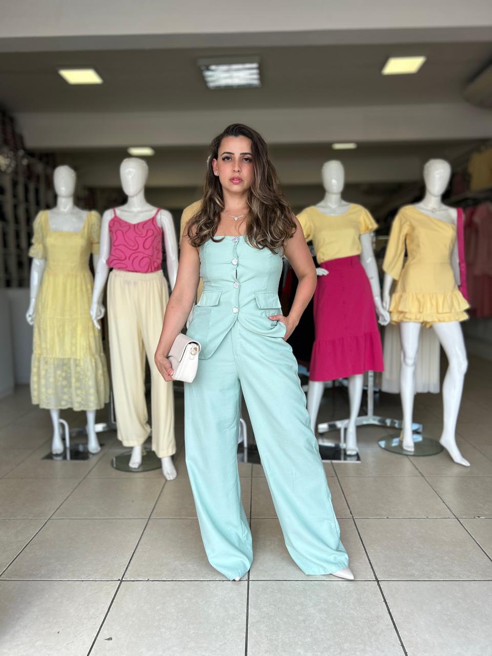 CONJ FEM COLET+CALÇA REF.LZ301 STD M.