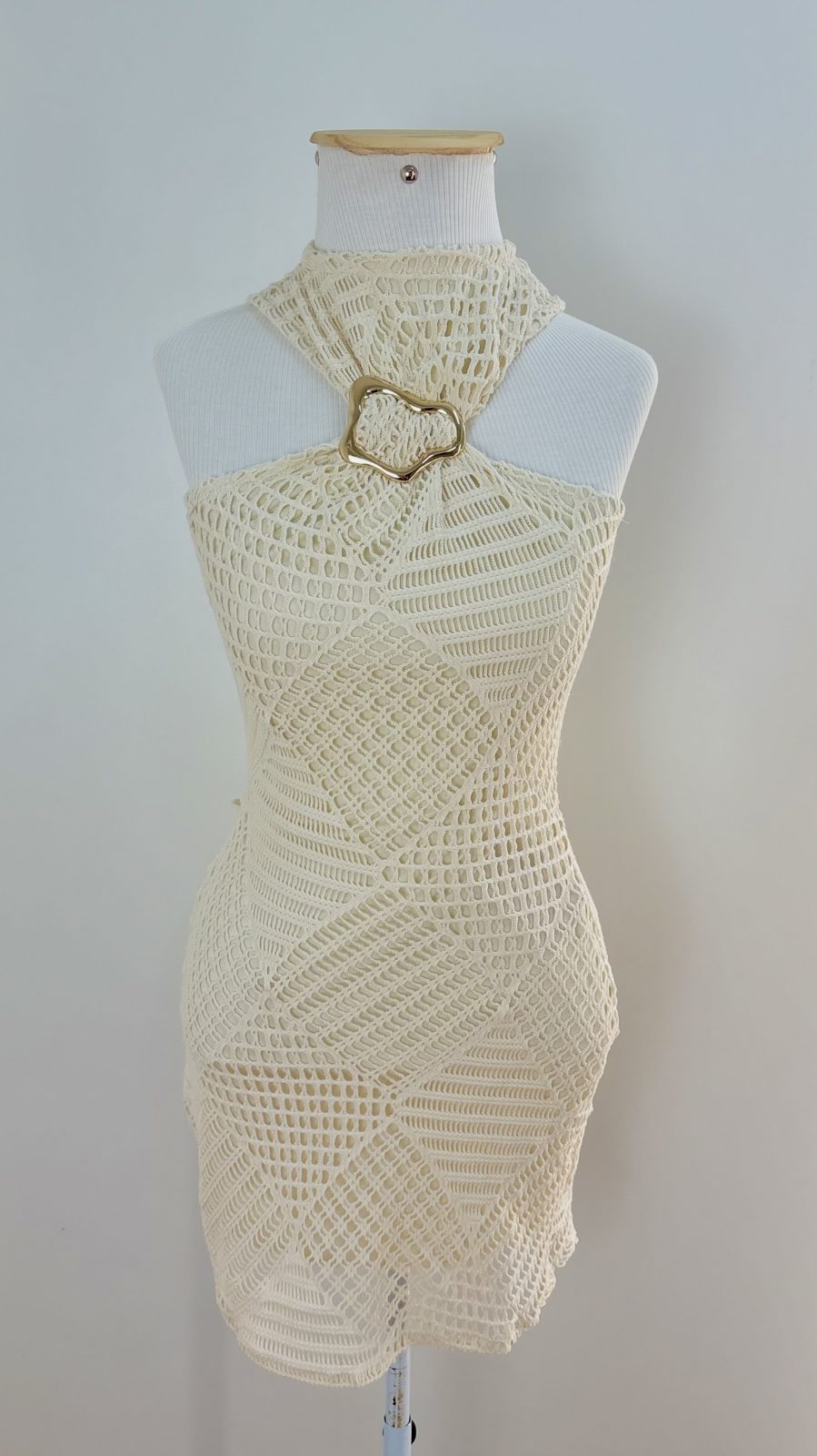 VESTIDO FEM ADT SM CRT REF.LZ317 CRM P.