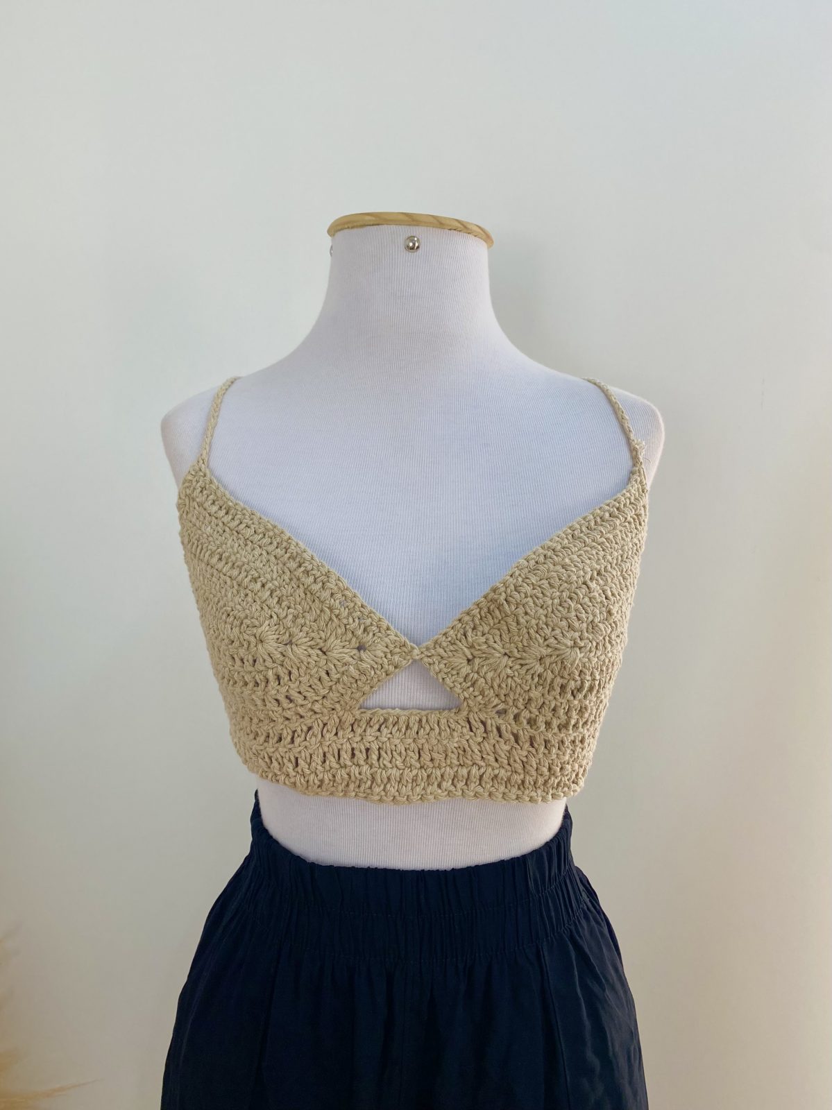 CROPPED FEM ADT C/ALÇ TRICOT REF.LZ323 STD U.
