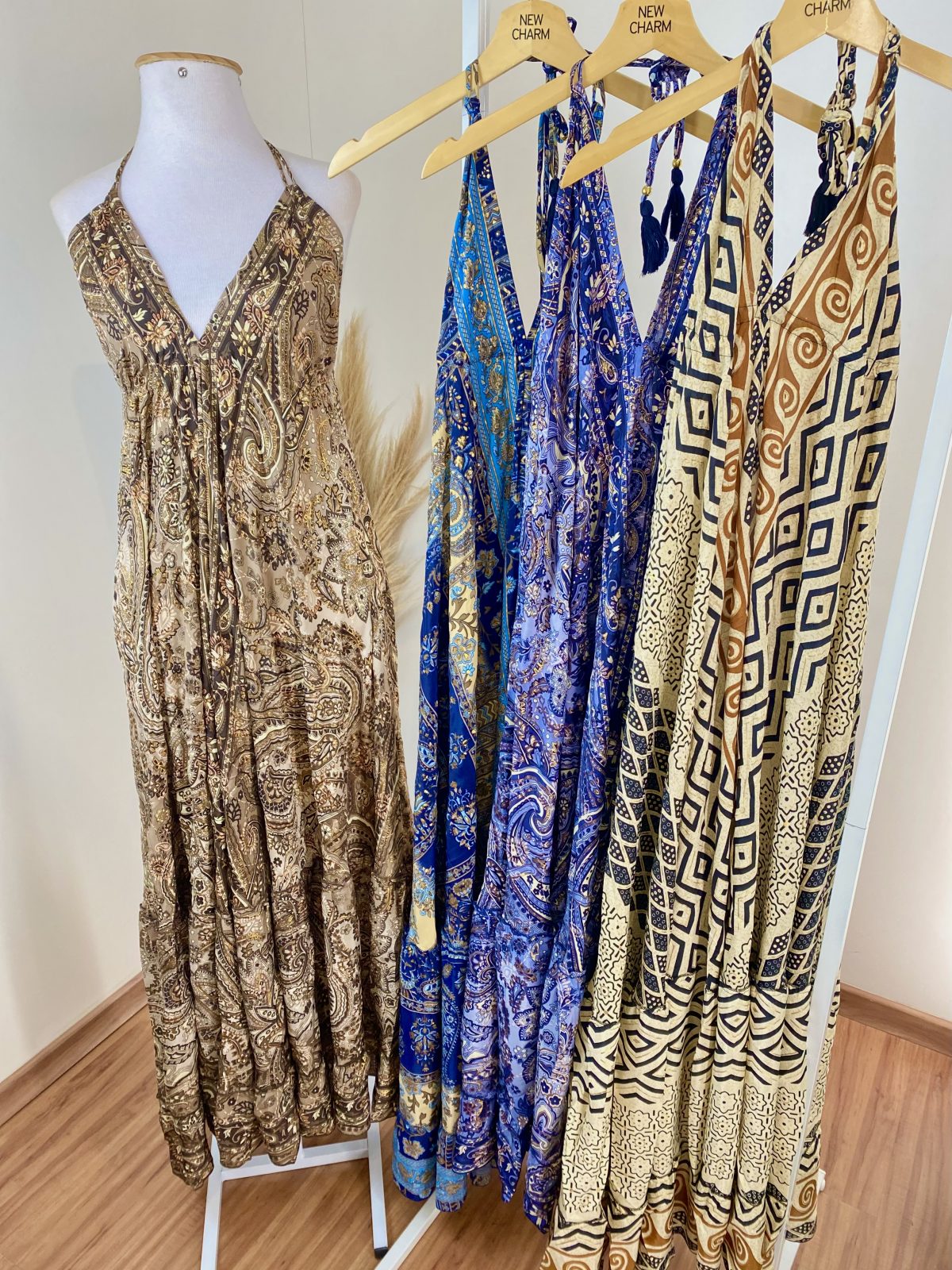 VESTIDO FEM ADT C/ALÇ LNG