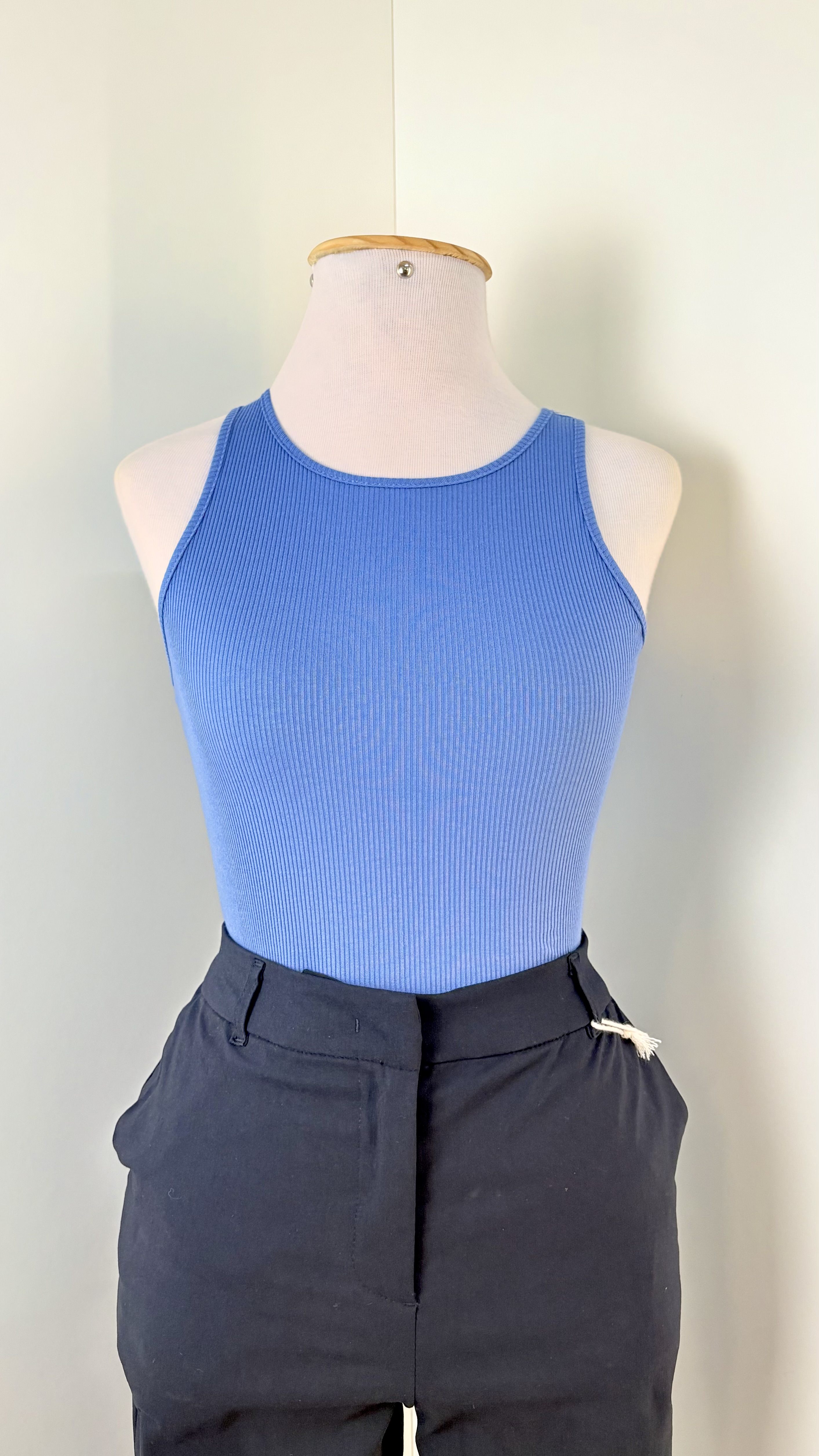 BLUSA FEM SM R53 REF.00595 AZL/NIQUEL GG.