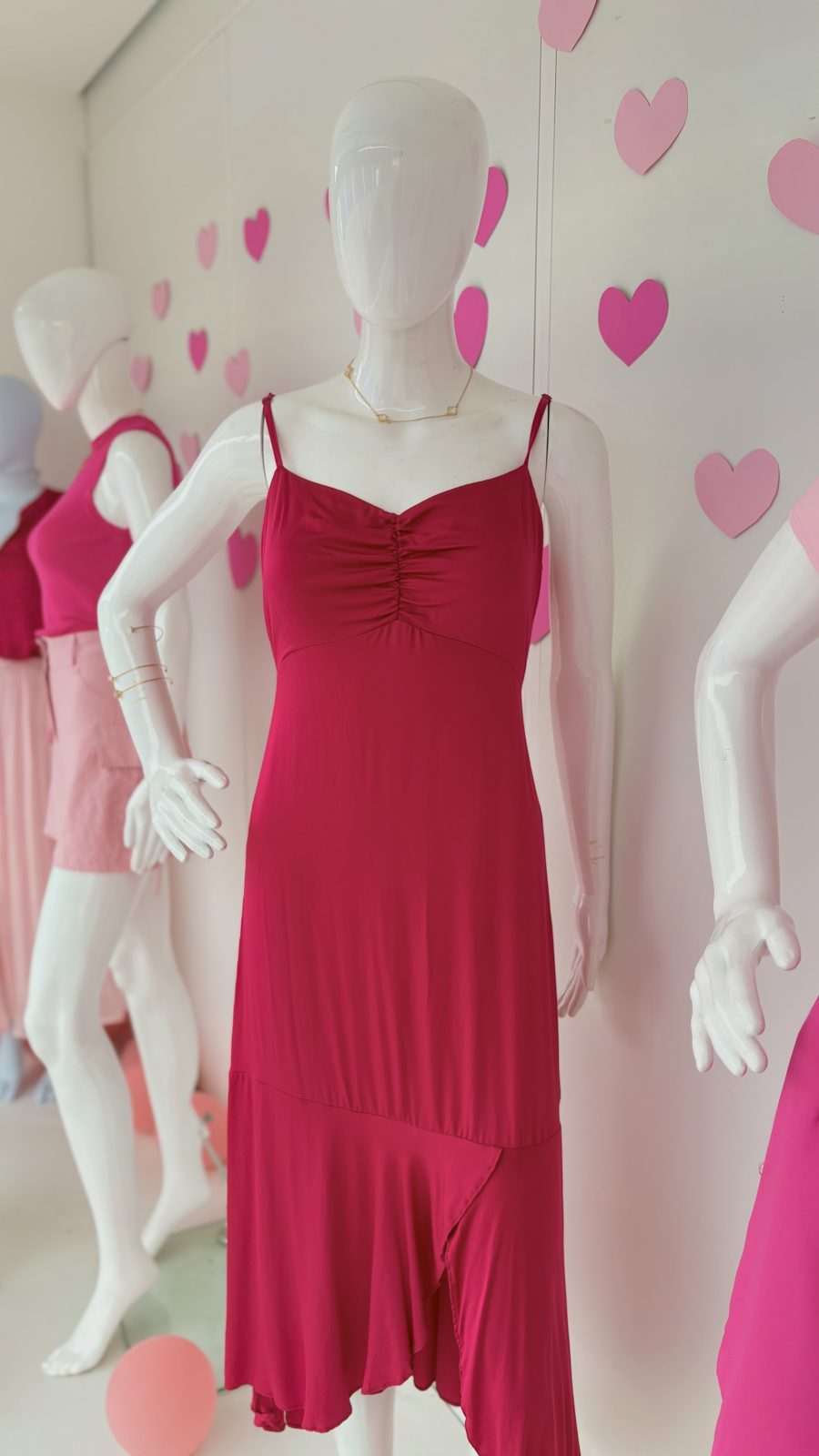 VESTIDO FEM C/ALÇ MID R53 REF.49417 VRD M.