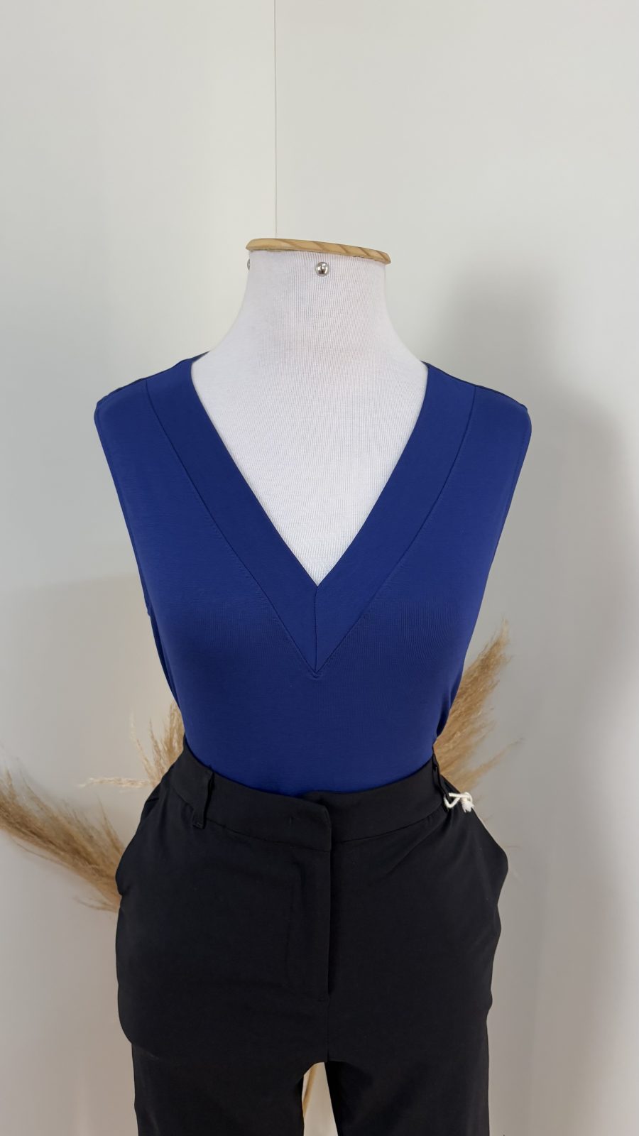 BLUSA FEM SM REF.C0114 AZL/ESC G.