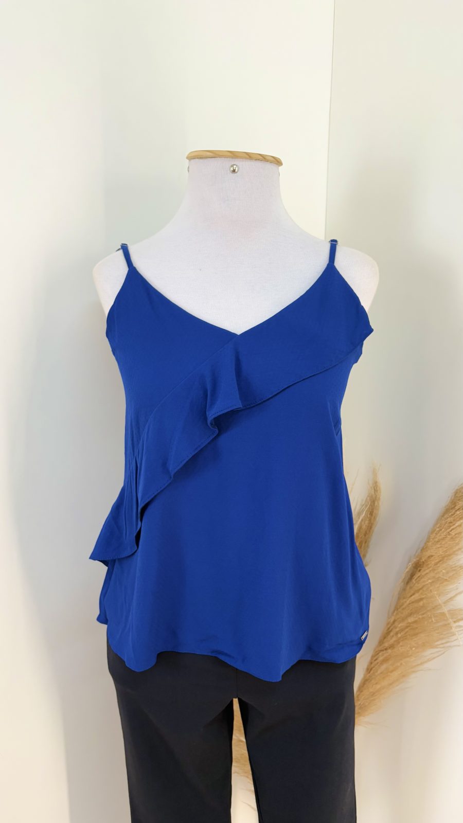 BLUSA FEM C/ALÇ REF.C0143 AZL/ESC G.