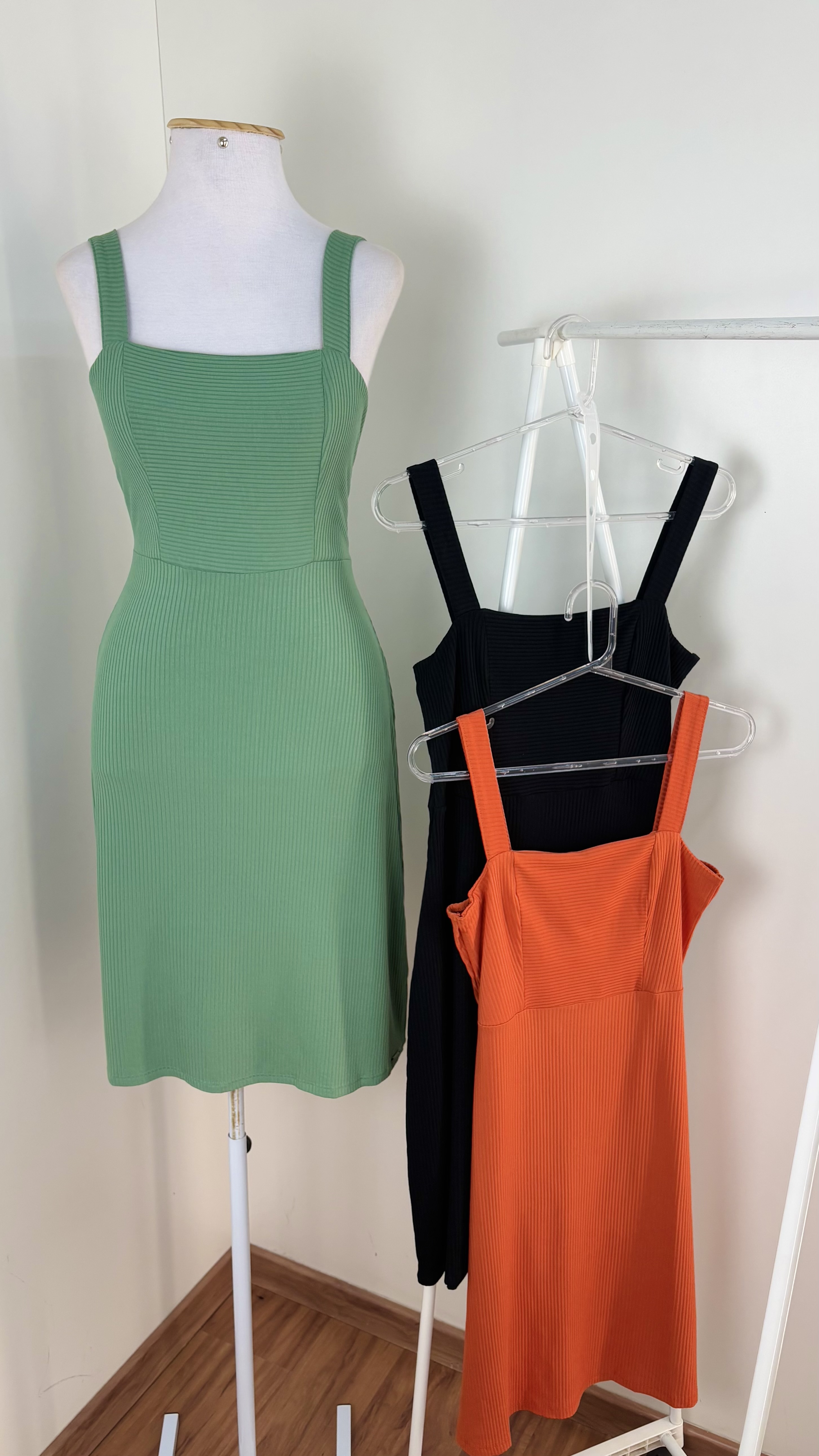 VESTIDO FEM C/ALÇA R53 REF.C0156 VRD G.