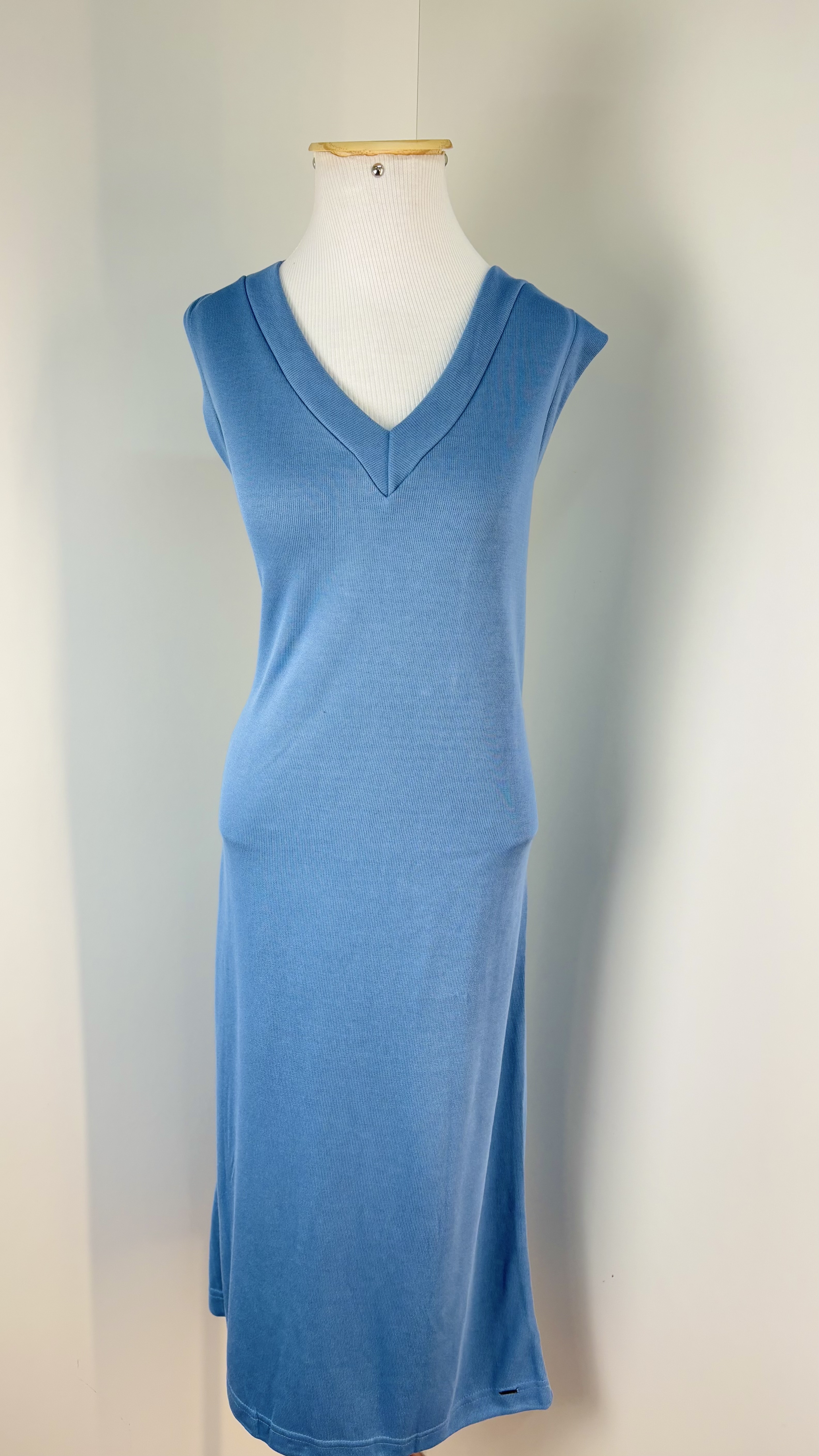 VESTIDO FEM SM MID R53 REF.C0207 AZL GG.