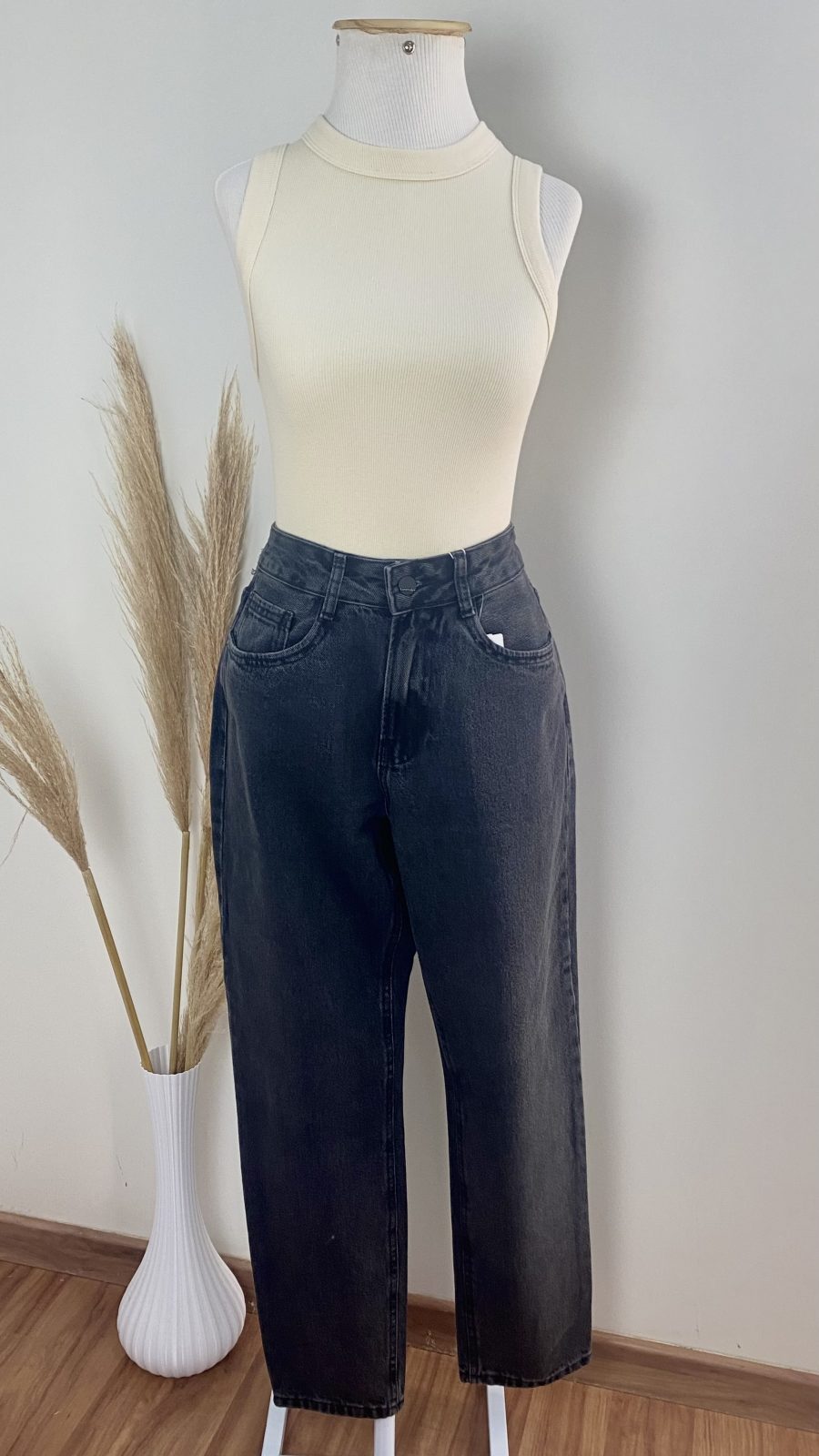 CALÇA FEM ADT MOM REF.J6781 PTO/GRFT 36.