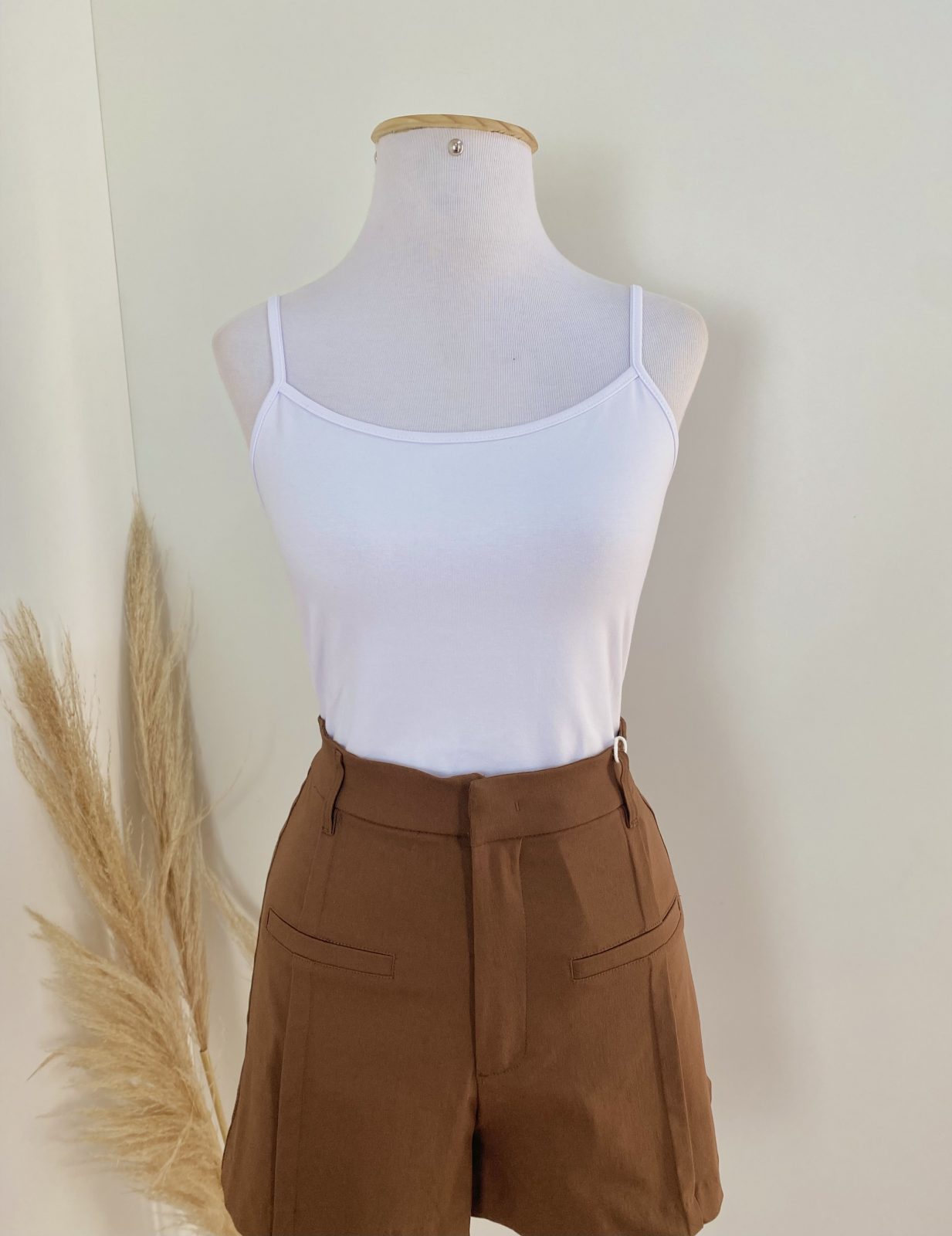 BLUSA FEM ADT C/ALÇ REF.04488 BCO P.