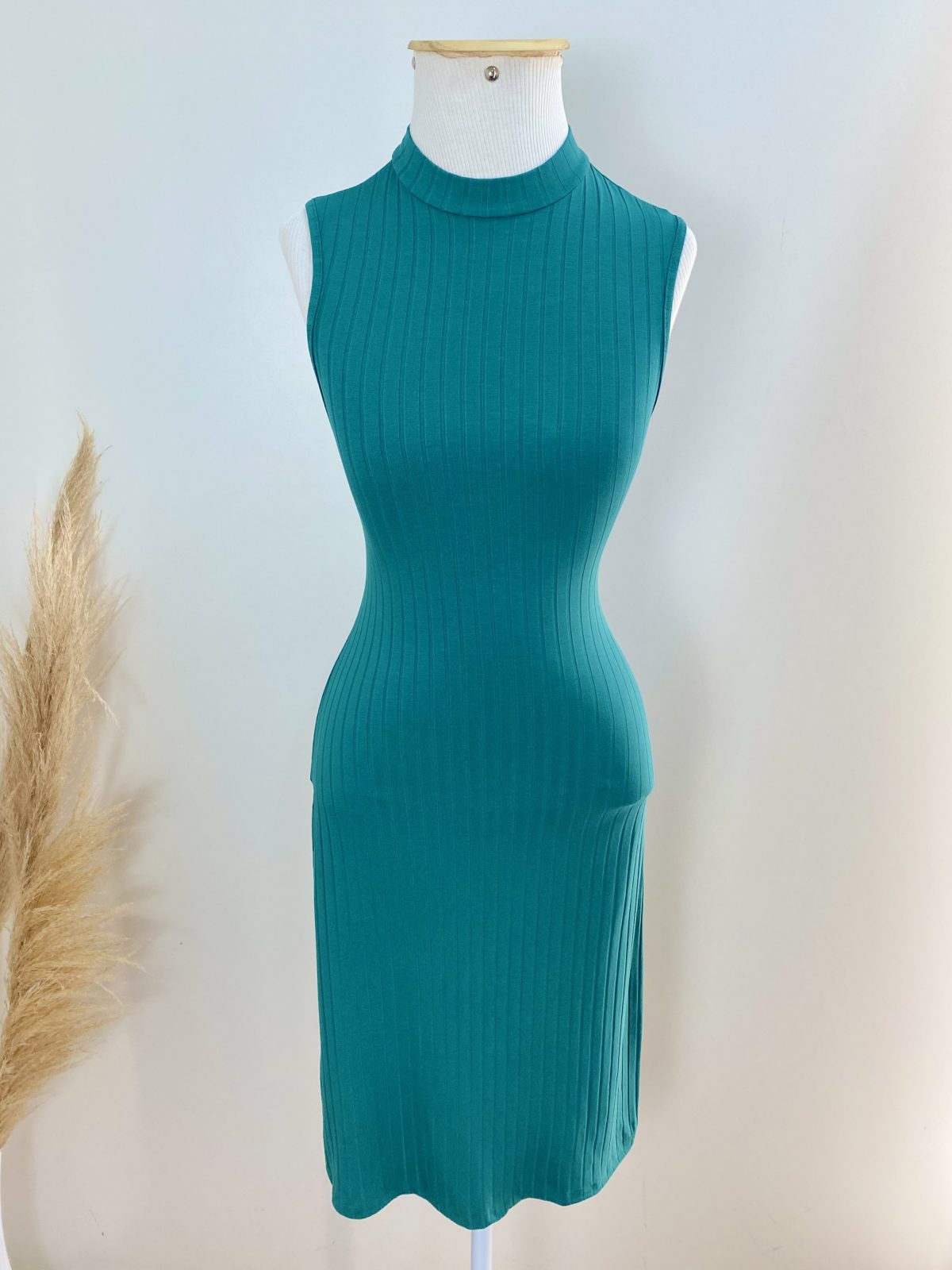 VESTIDO FEM ADT SM CNLD REF.102421 VRD M.