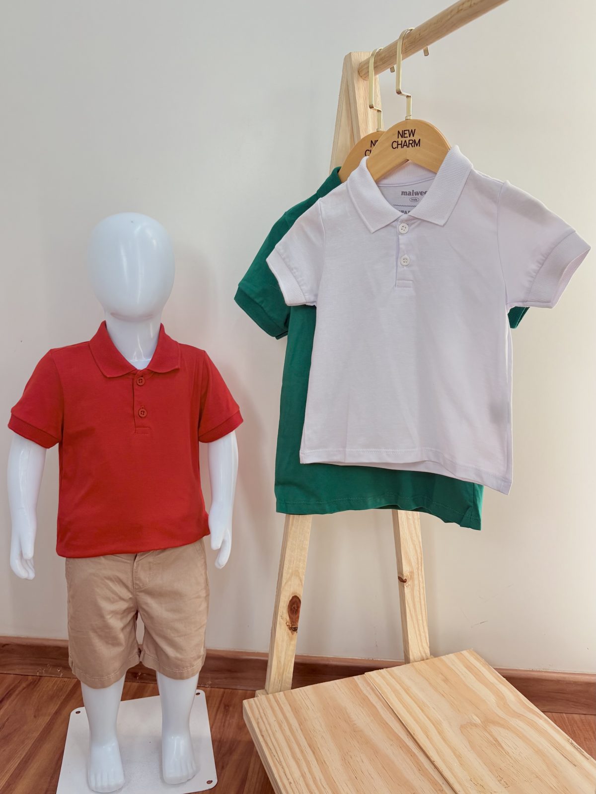 POLO MASC INF MM REF.111119 BCO 1.