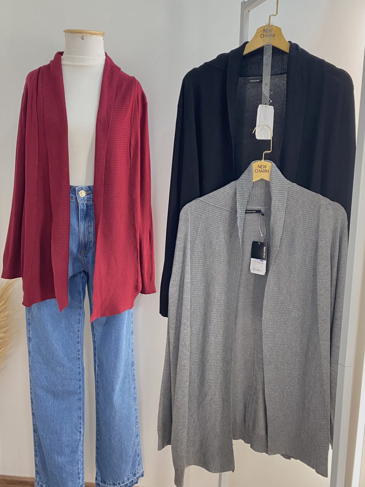 CARDIGAN FEM ADT ALONGADO REF.115183 VMH M.