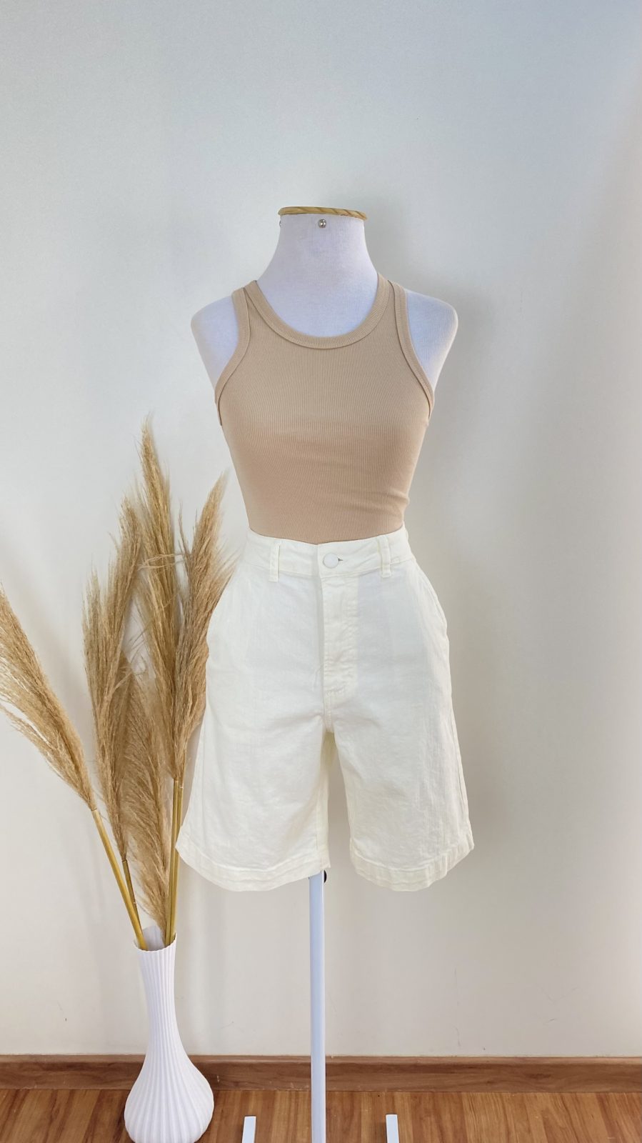 BERMUDA FEM REF.129041 OFF/WHT 38.