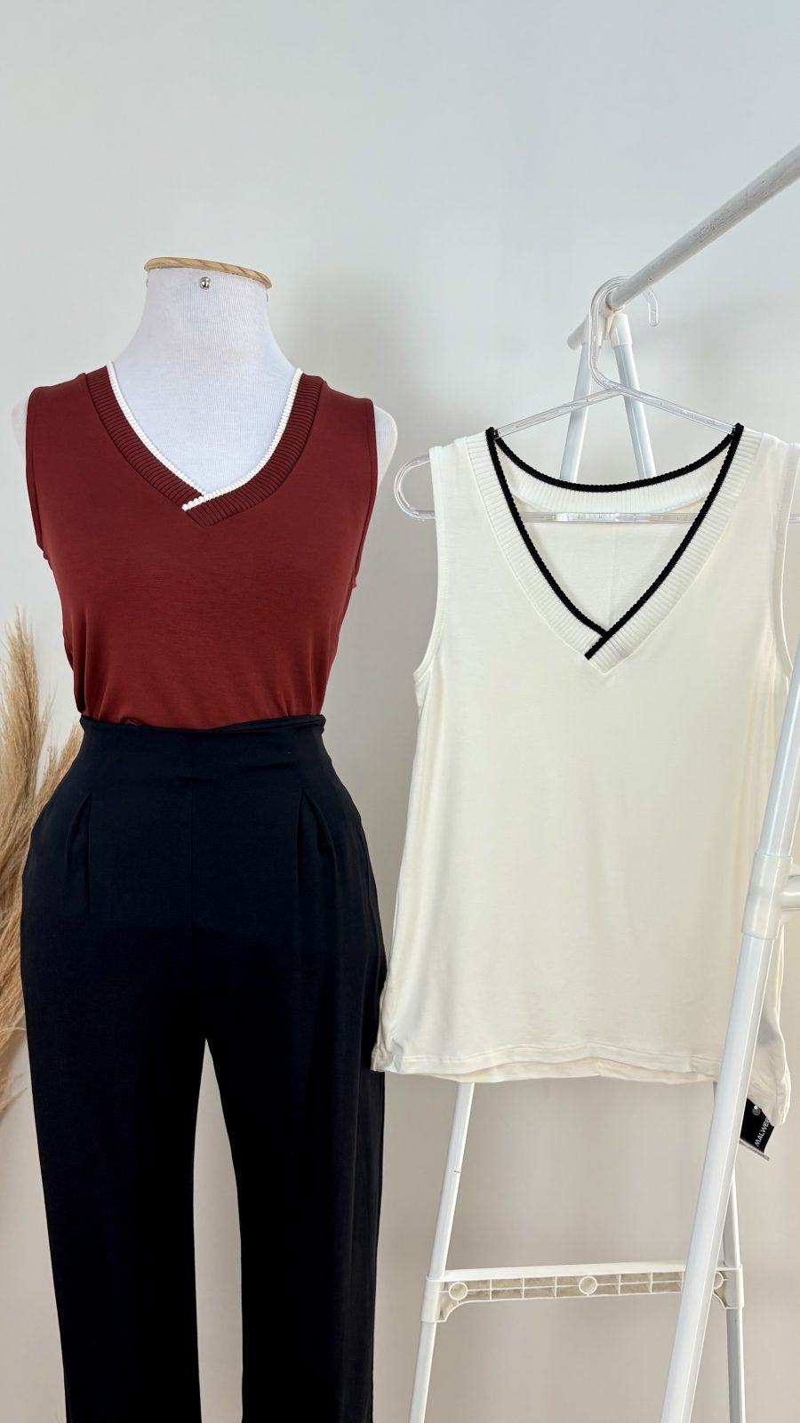 BLUSA FEM SM REF.129561 OFF/WHT P.