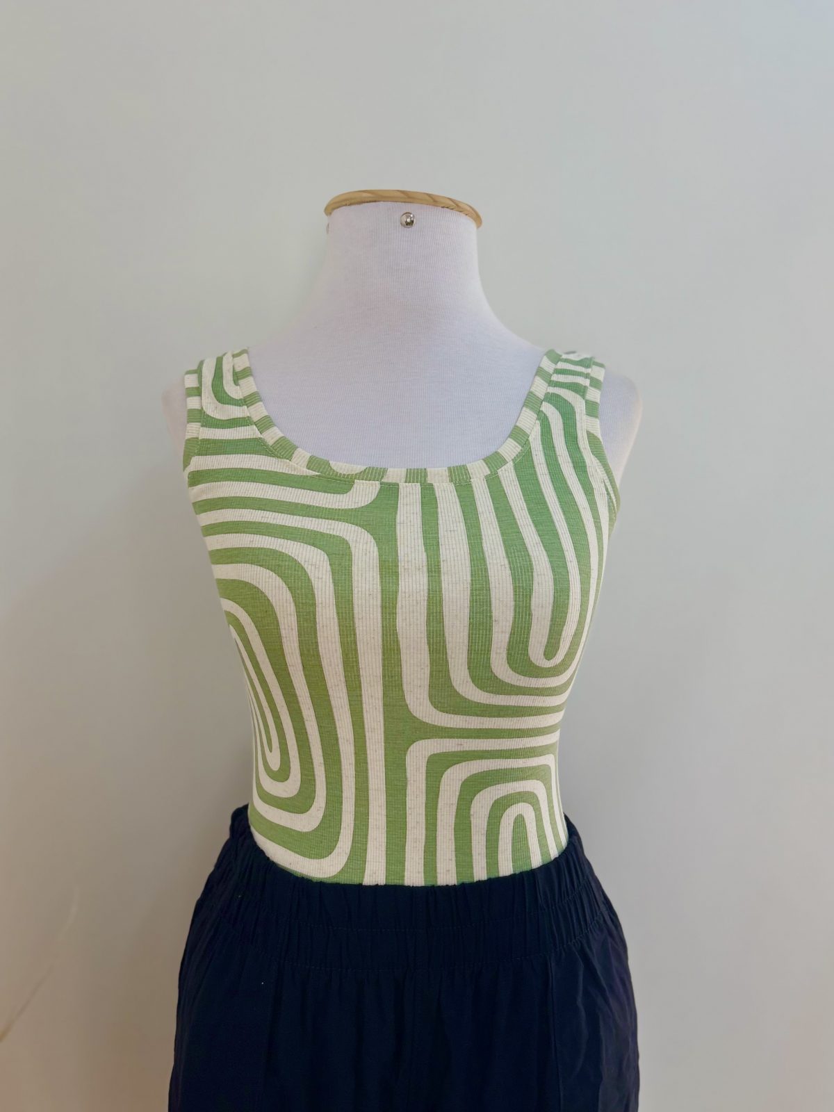 BLUSA FEM ADT C/ALÇ REF.131771 VRD/BGE P.
