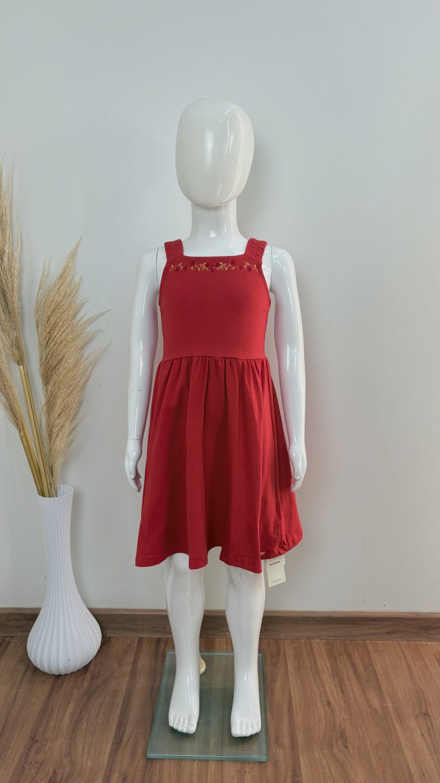 VESTIDO FEM INF C/ALÇ REF.132176 VMH 1.