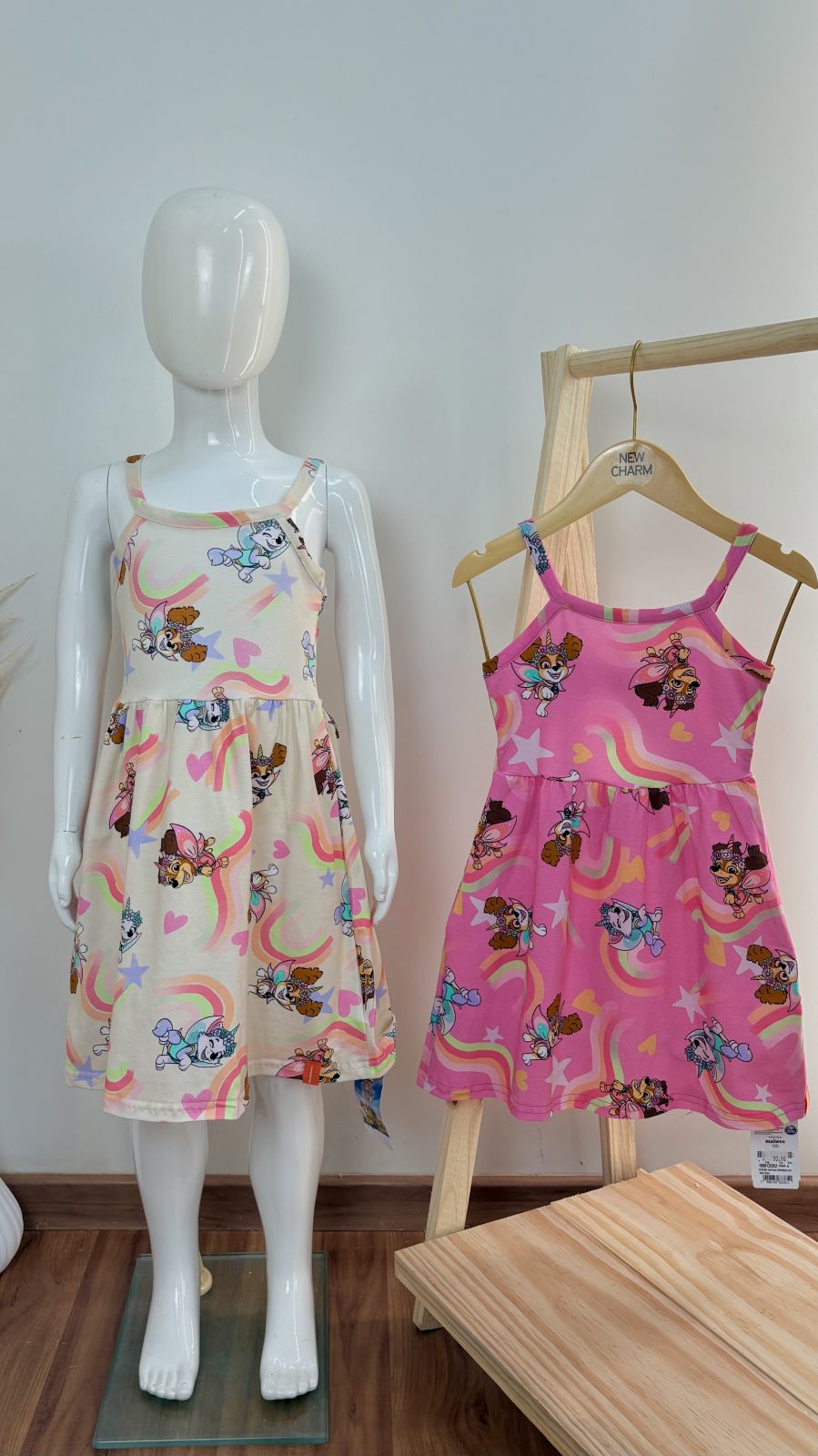 VESTIDO FEM INF C/ALÇ REF.132352 RSA/ESTP 3.