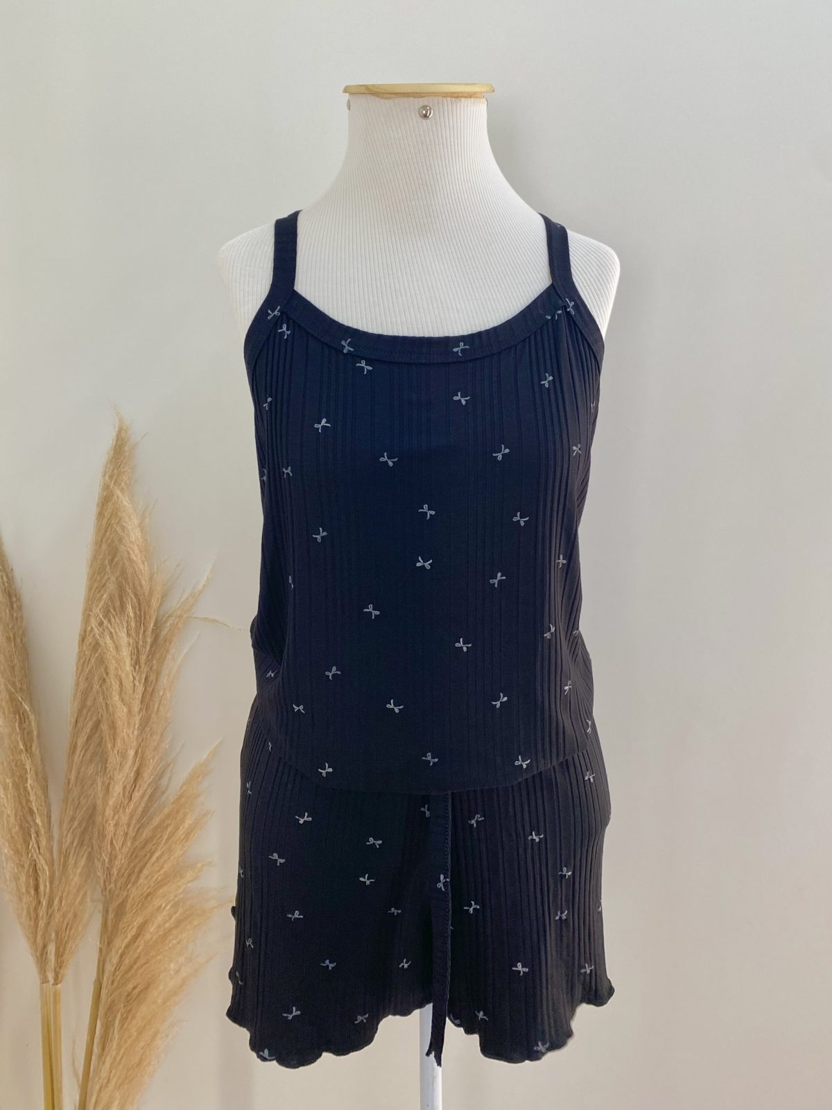 PIJAMA FEM ADT C/ALÇ+SHRT REF.133168 PTO M.