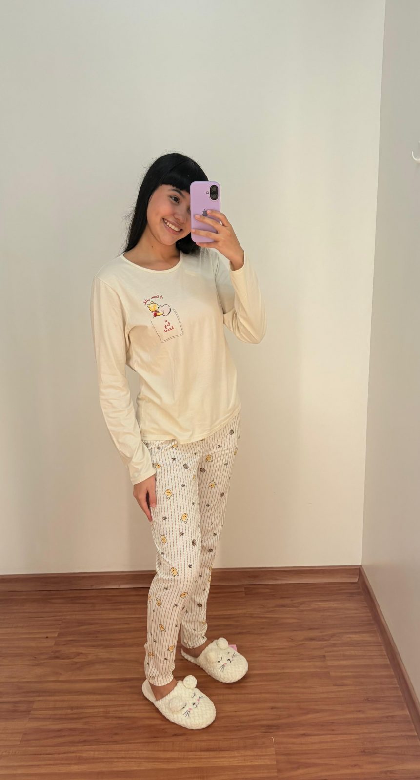 PIJAMA FEM ADT ML+CLÇ REF.134503 CRM P.
