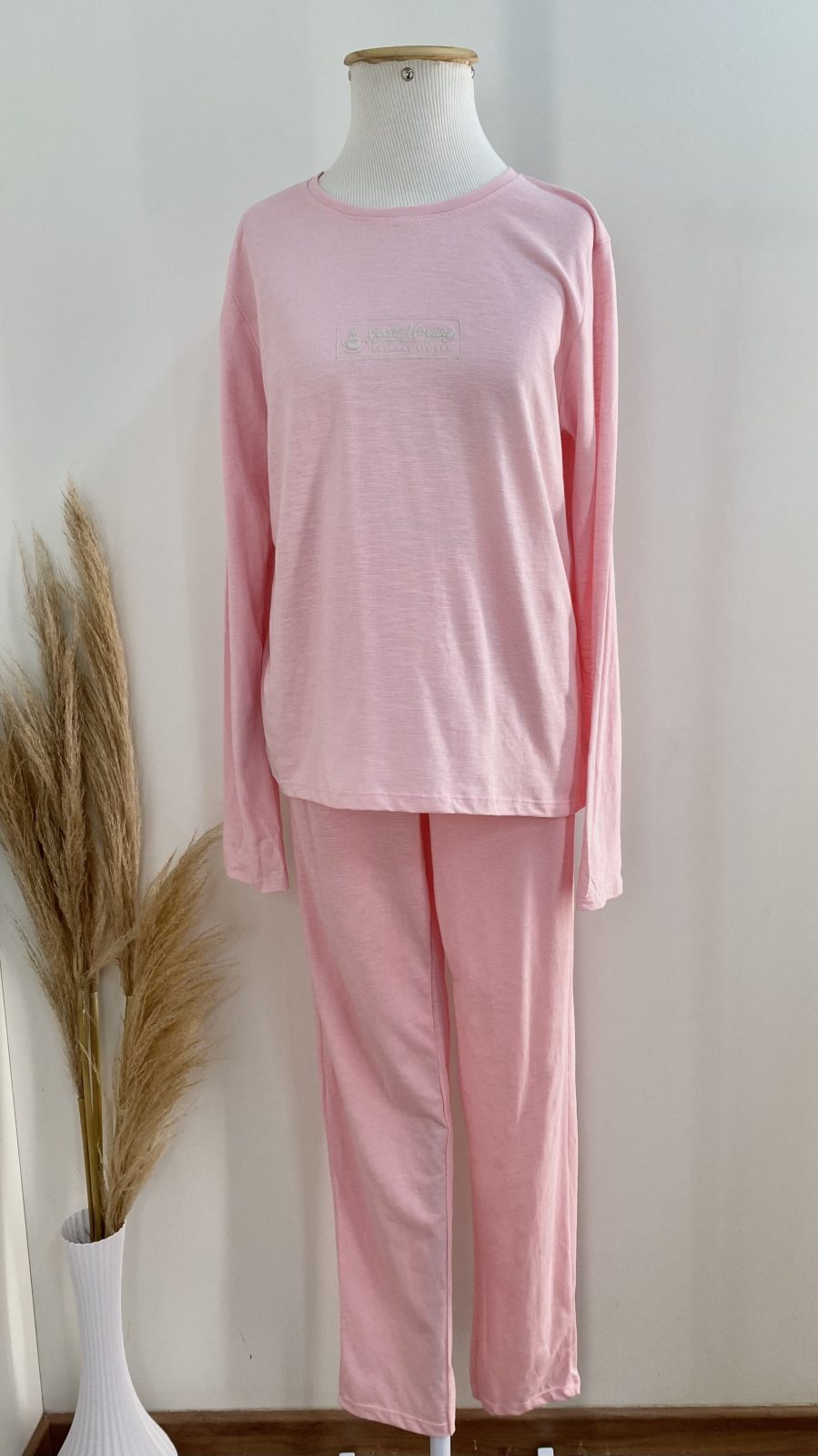 PIJAMA FEM ADT ML+CLÇ REF.137073 RSA/LSTRD M.