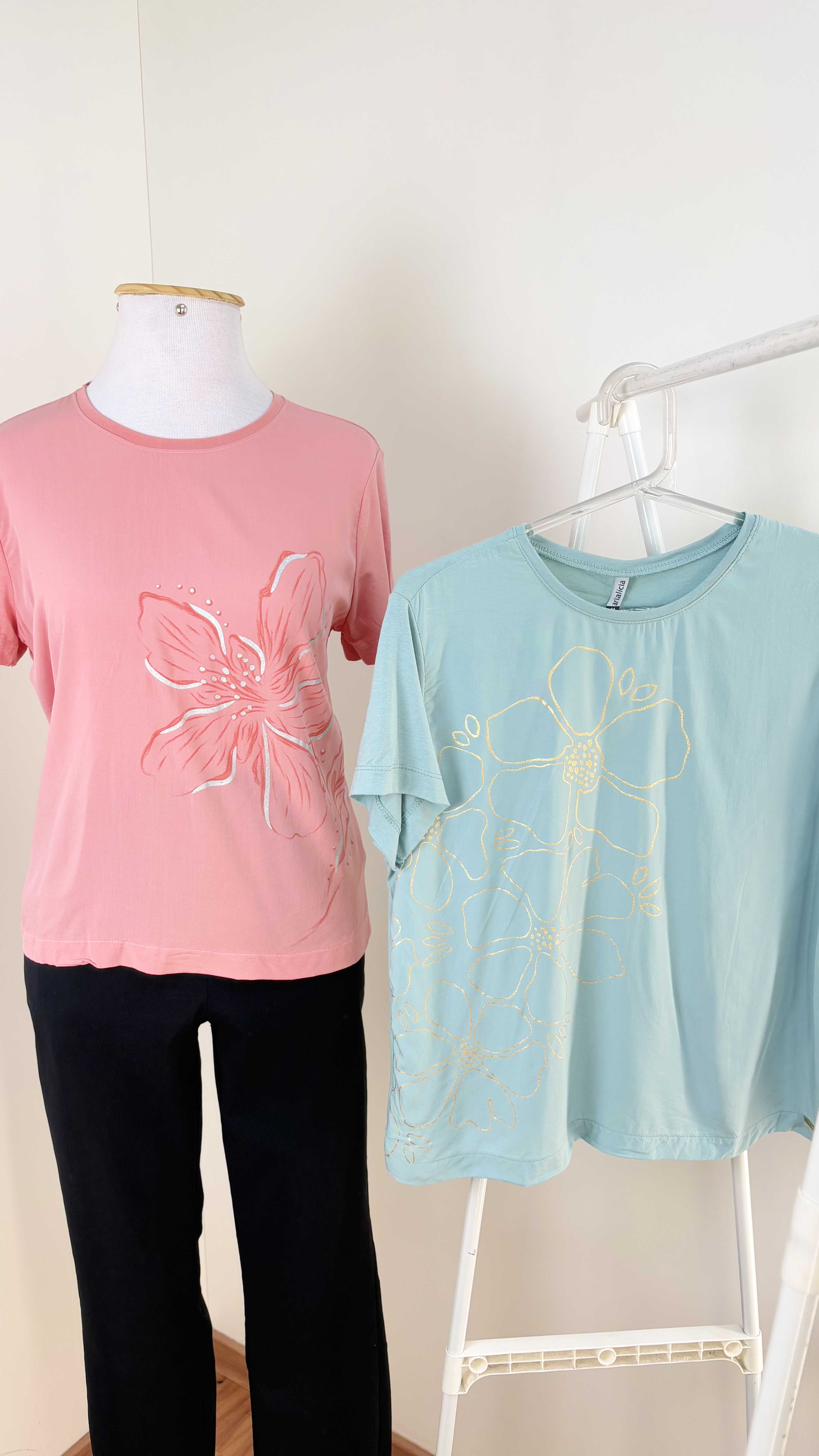 BLUSA FEM MM R123 REF.184032 AZL M.