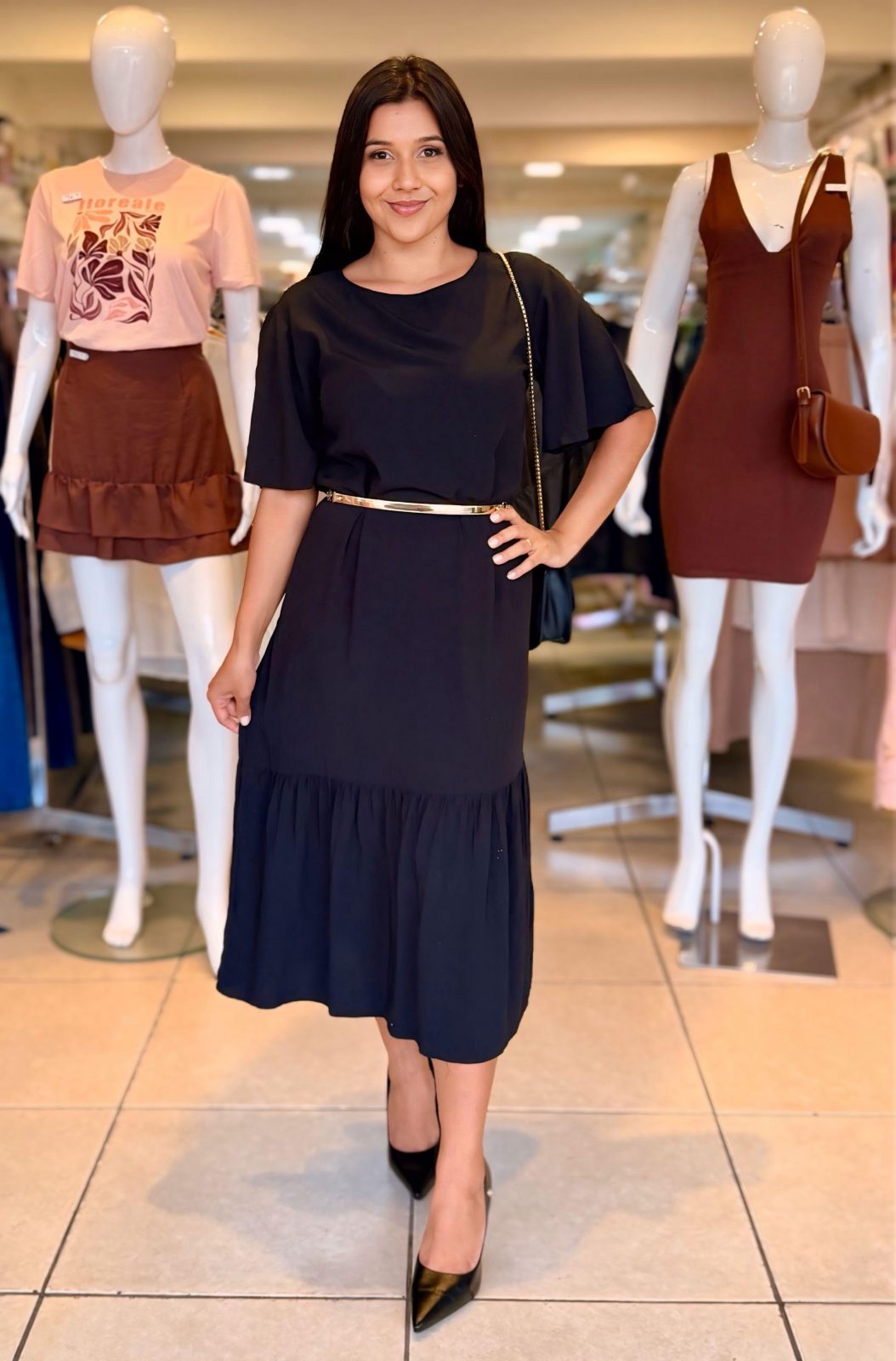 VESTIDO FEM MM MID REF.184102 LRNJ G.