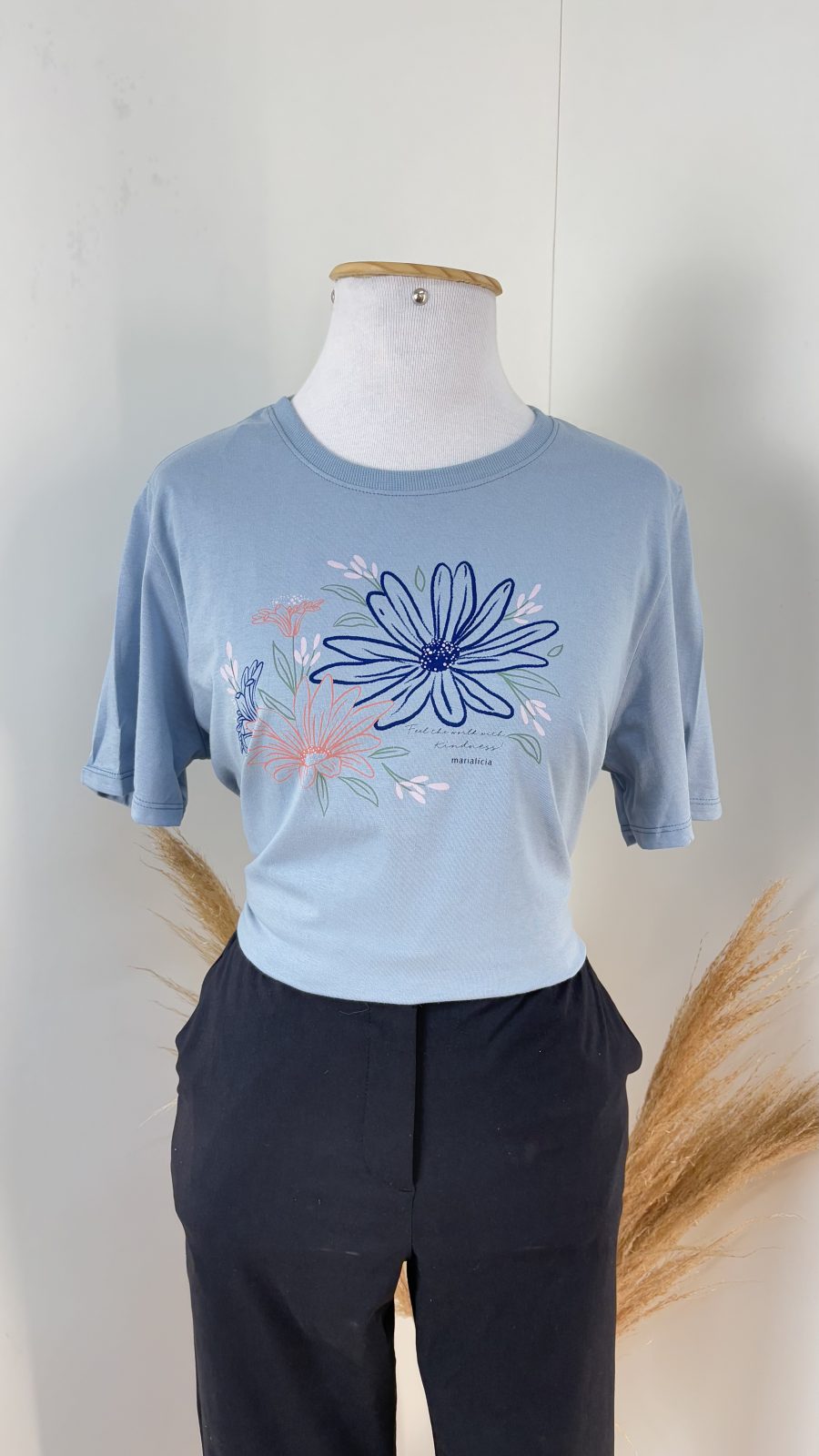 BLUSA FEM MM REF.184146 AZL/CL G.