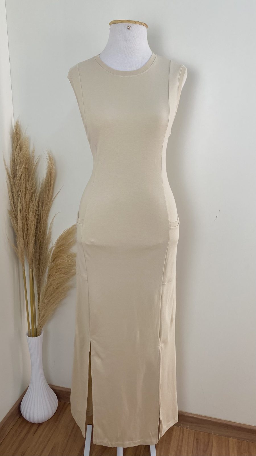 VESTIDO FEM ADT SM LG REF.184236 BGE/CL G.