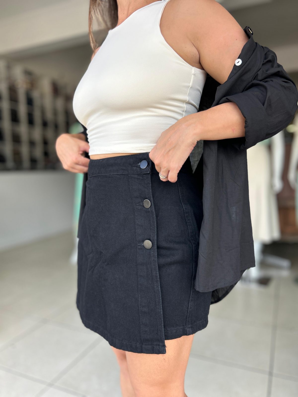 SHORTS SAIA FEM ADT REF.184445 JNS/PTO 36.