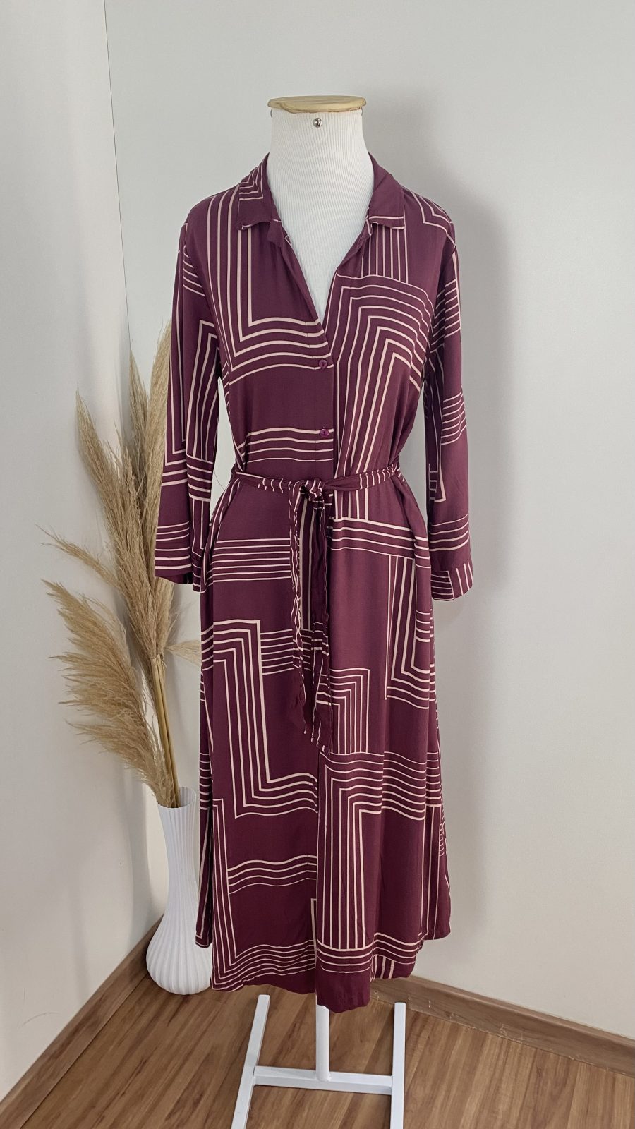 VESTIDO FEM ADT 3/4 MID REF.184515 BRD P.