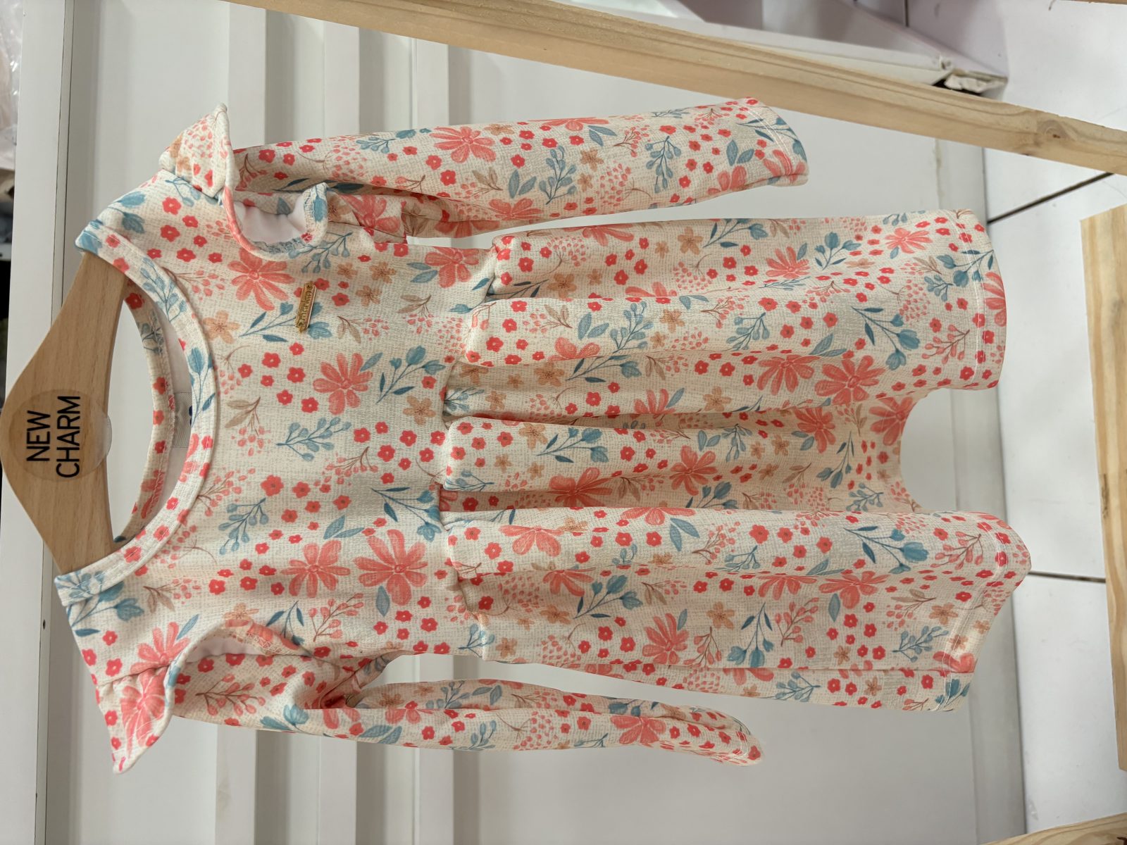 VESTIDO FEM INF ML CRT