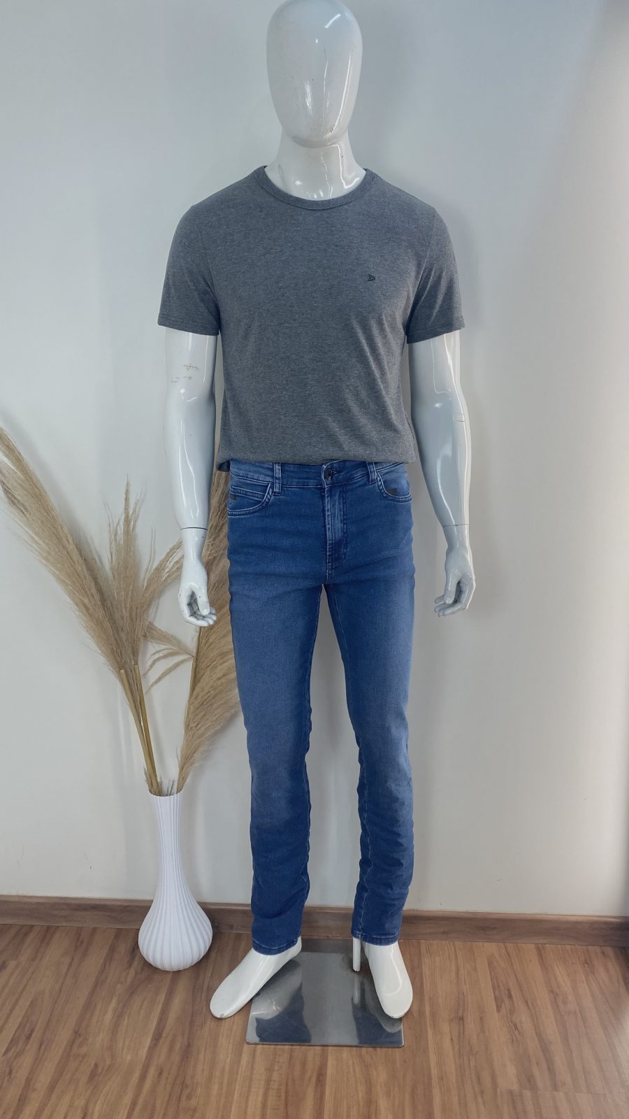 CALÇA MASC ADT SLIM REF.12338 JNS/ESC 40.