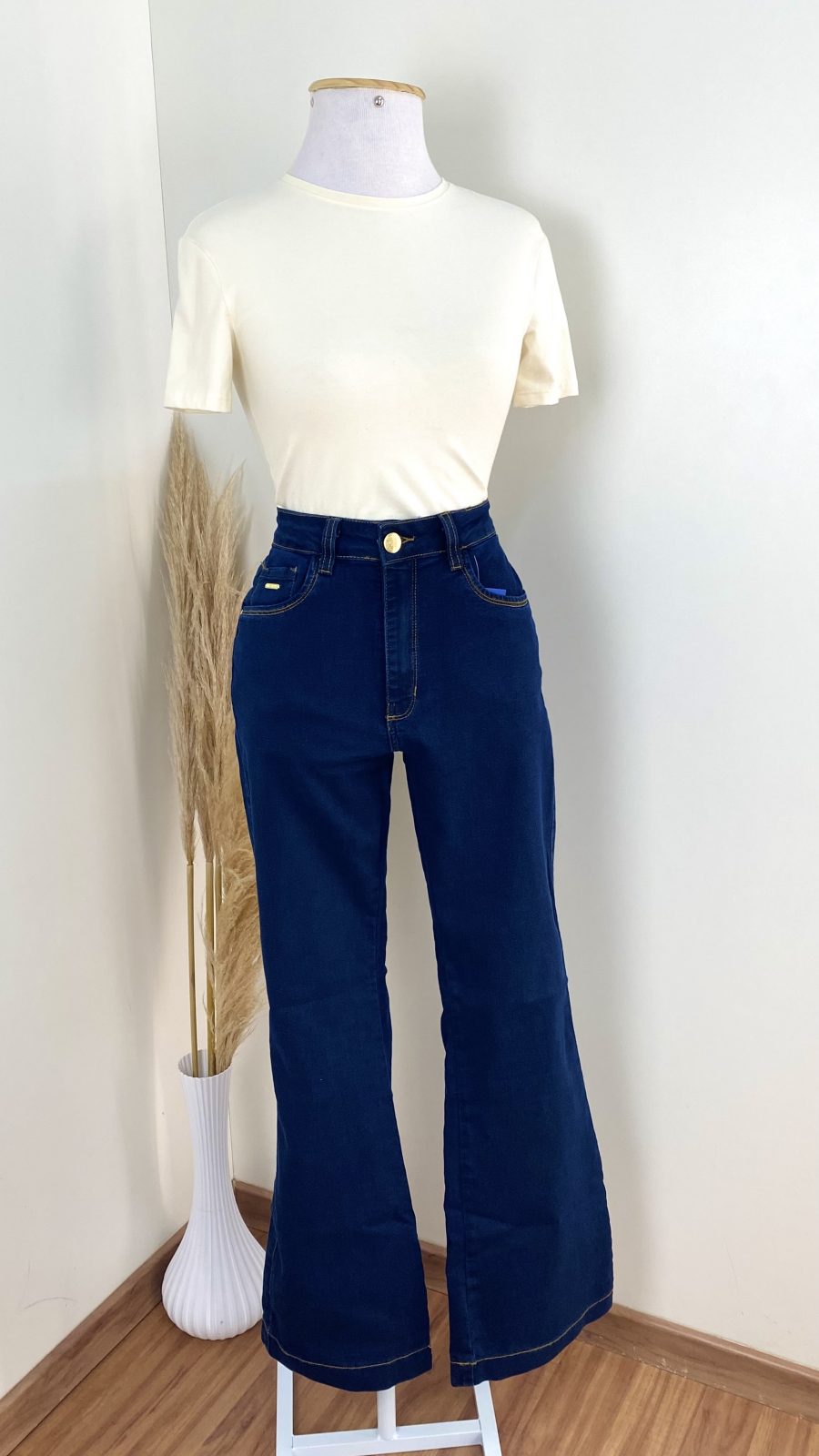 CALÇA FEM FLARE PETIT REF.6795 JNS/ESC 34.