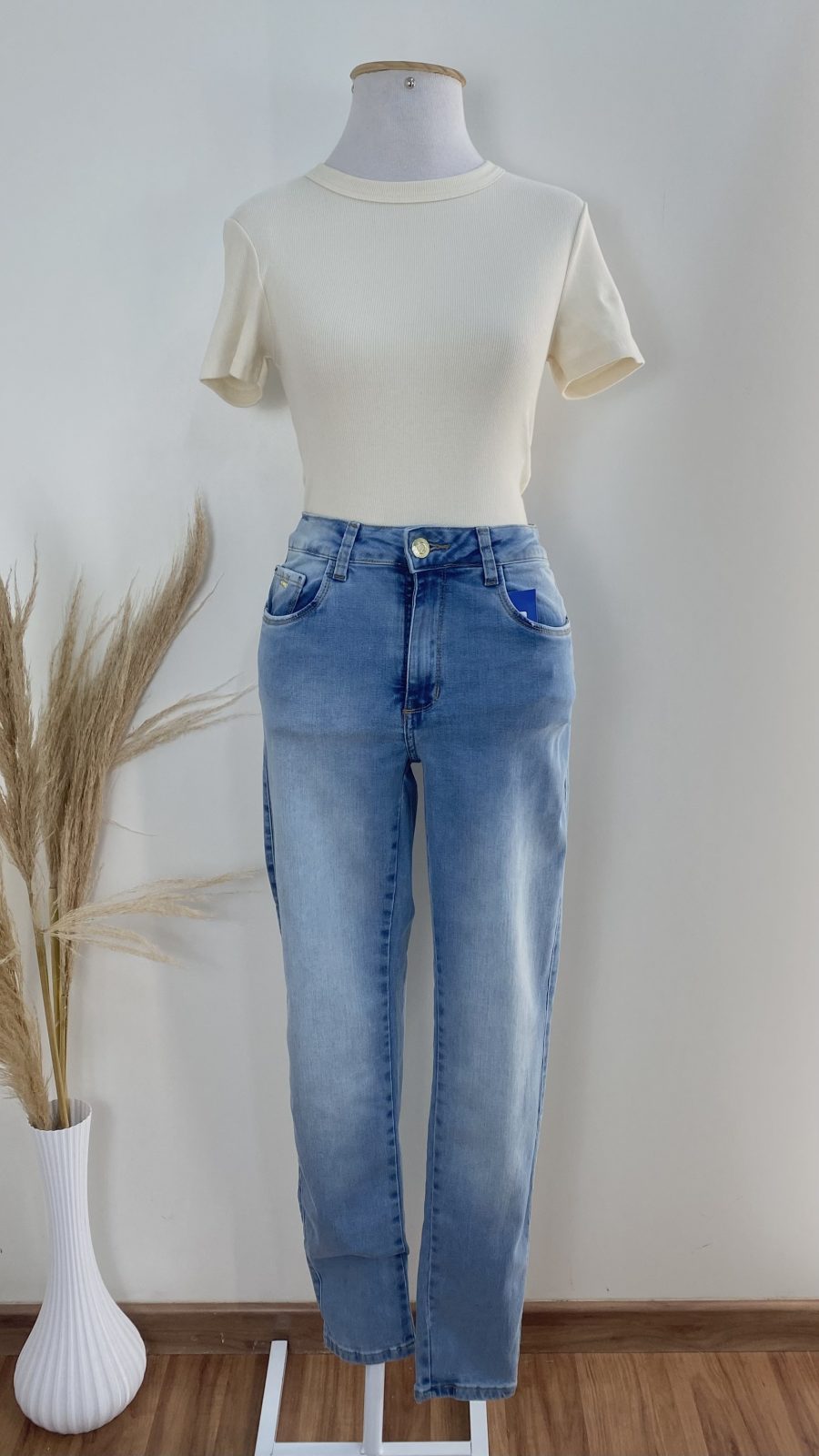 CALÇA FEM ADT SKINNY REF.6948 JNS/CLR 36.