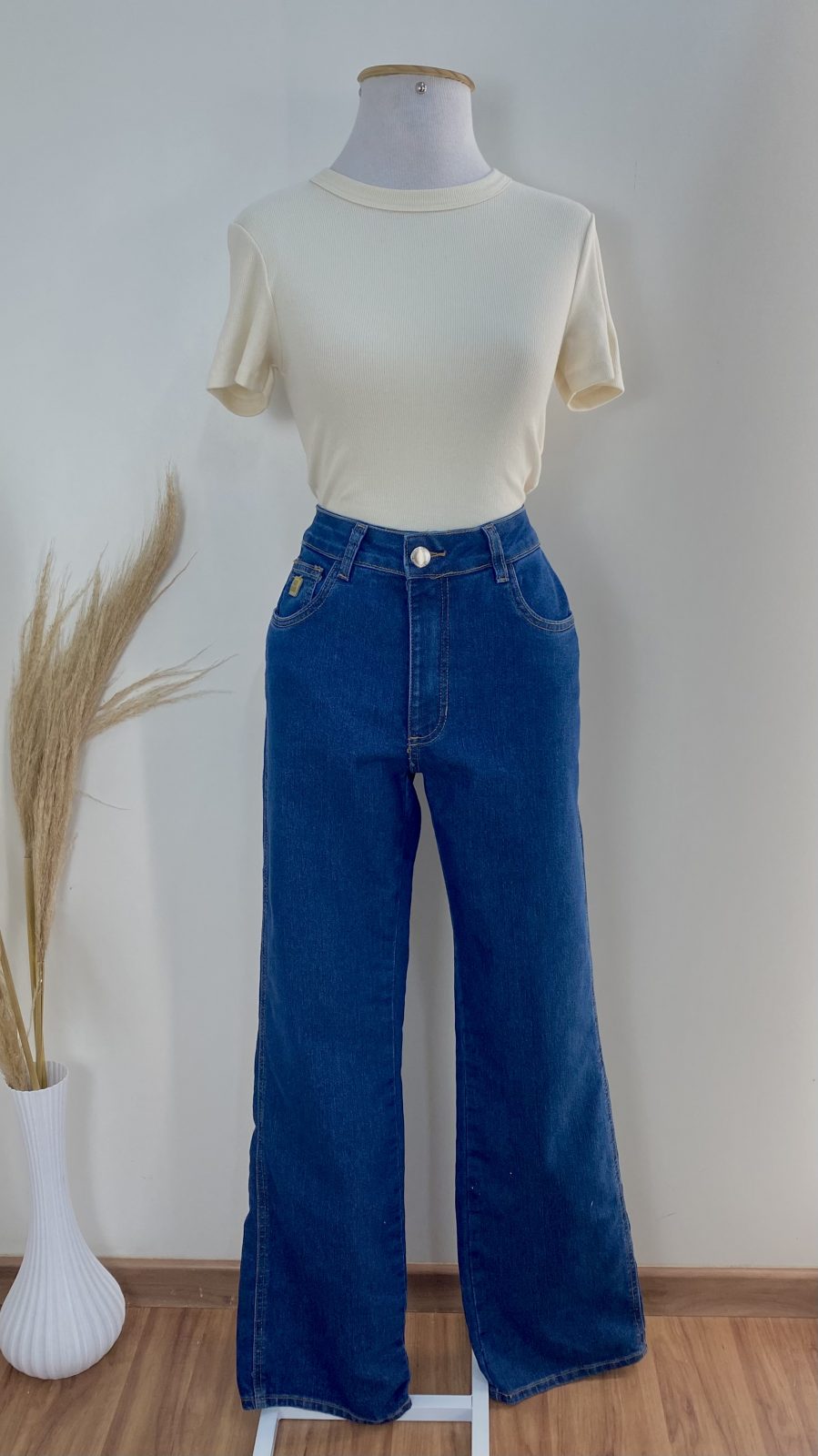 CALÇA FEM ADT RETA CNTRY REF.6969 JNS/ESC 48.