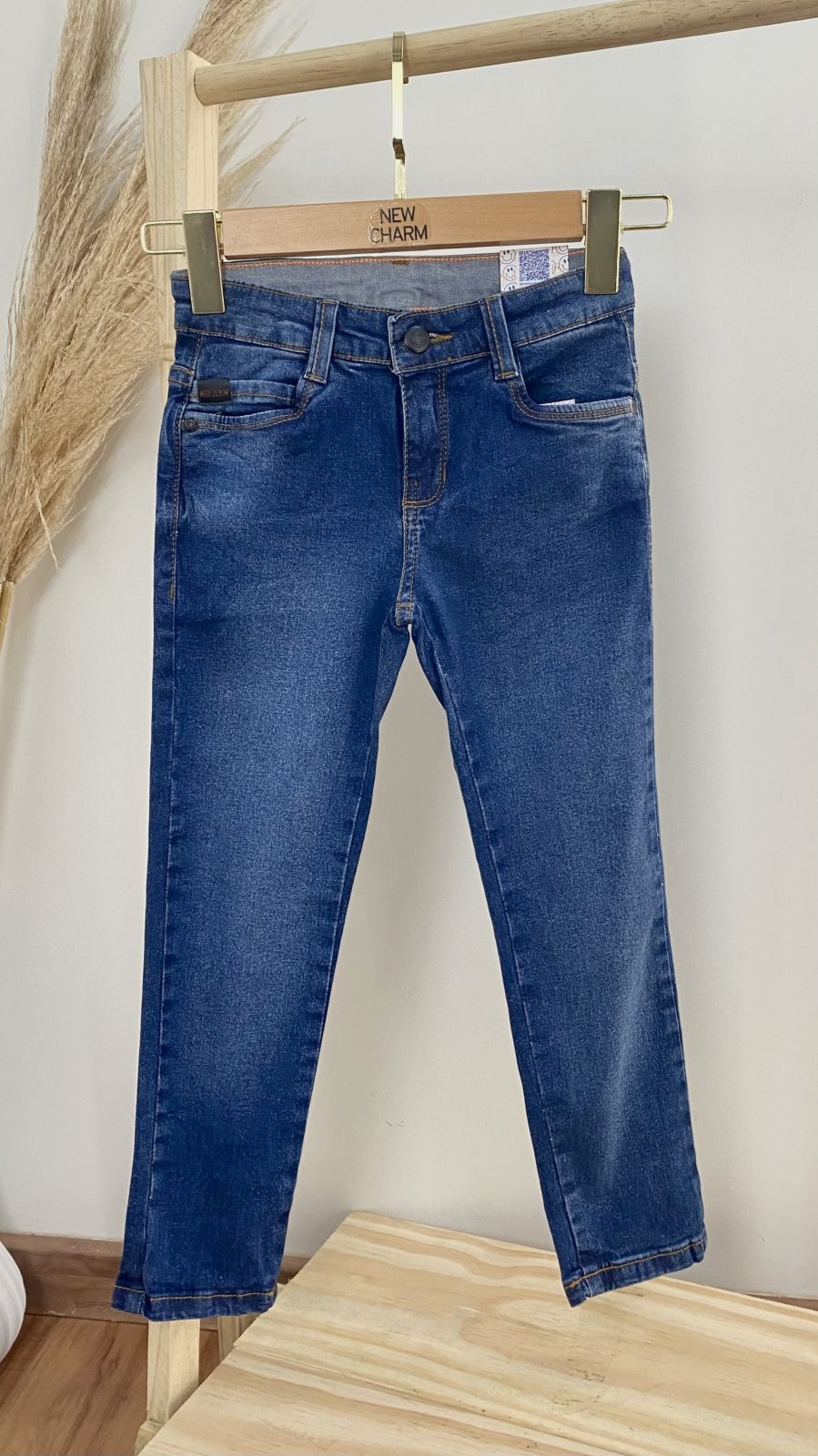 CALÇA MASC INF SLIM REF.8732 JNS/ESC 4.