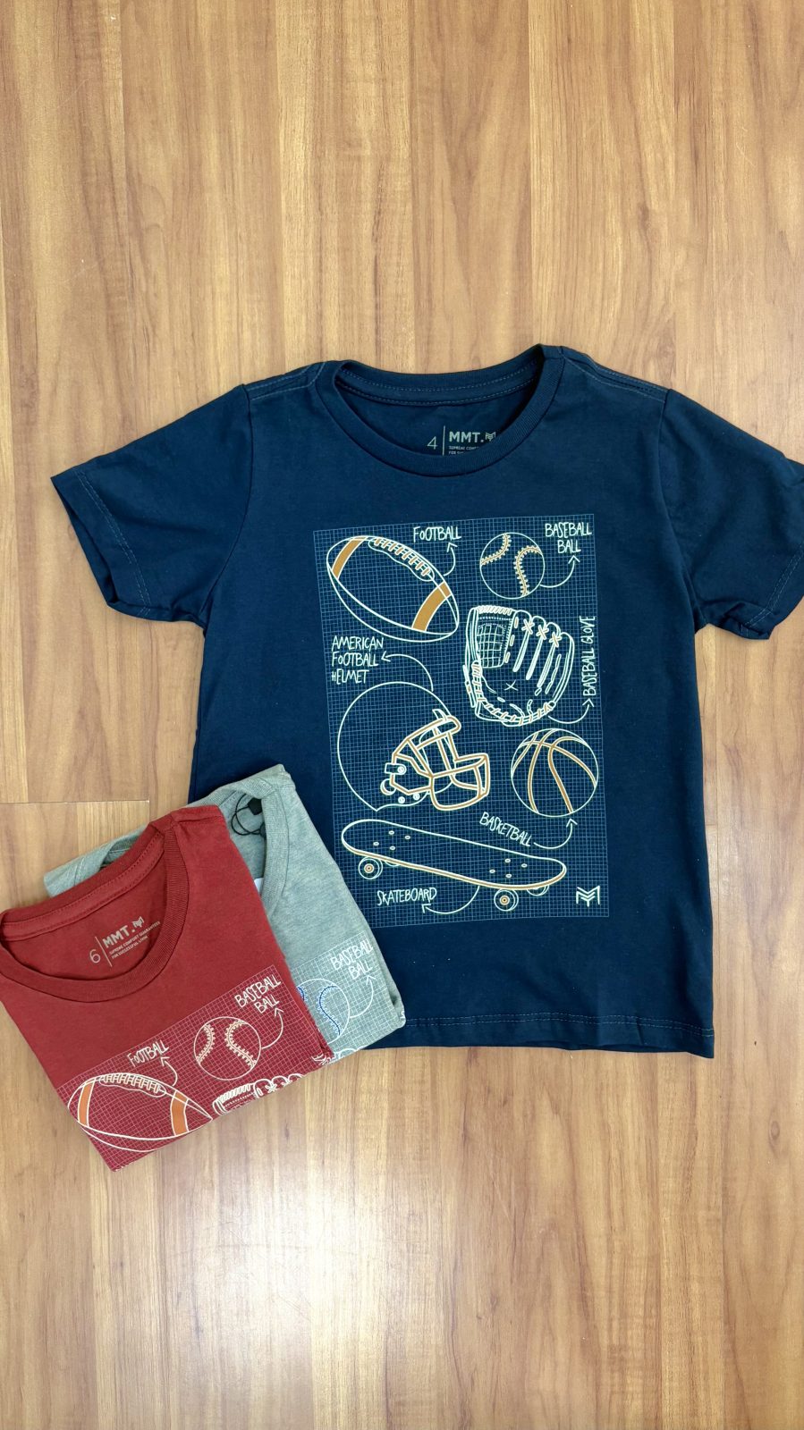 CAMISETA MASC INF MM REF.21483 STD/ESTP 4.