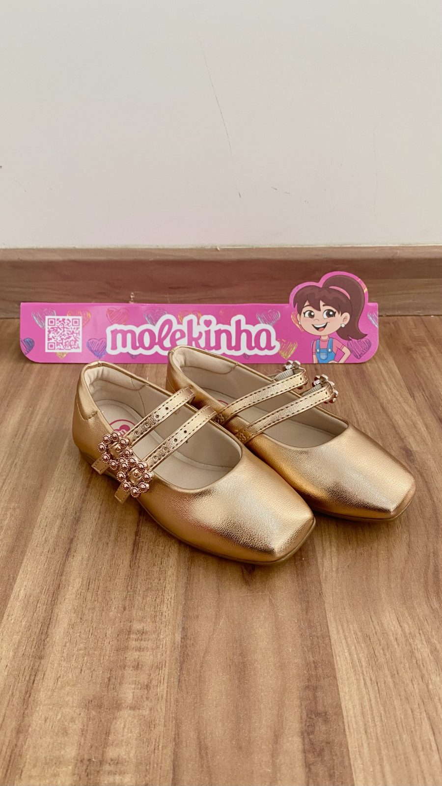 SAPATILHA FEM INF REF.2548210 BRONZE 26.