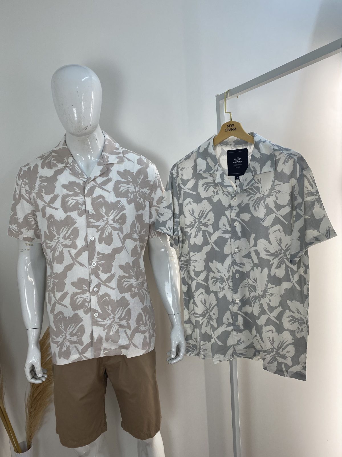 CAMISA MASC ADT MM REF.582406 AZL/CL/BCO P.