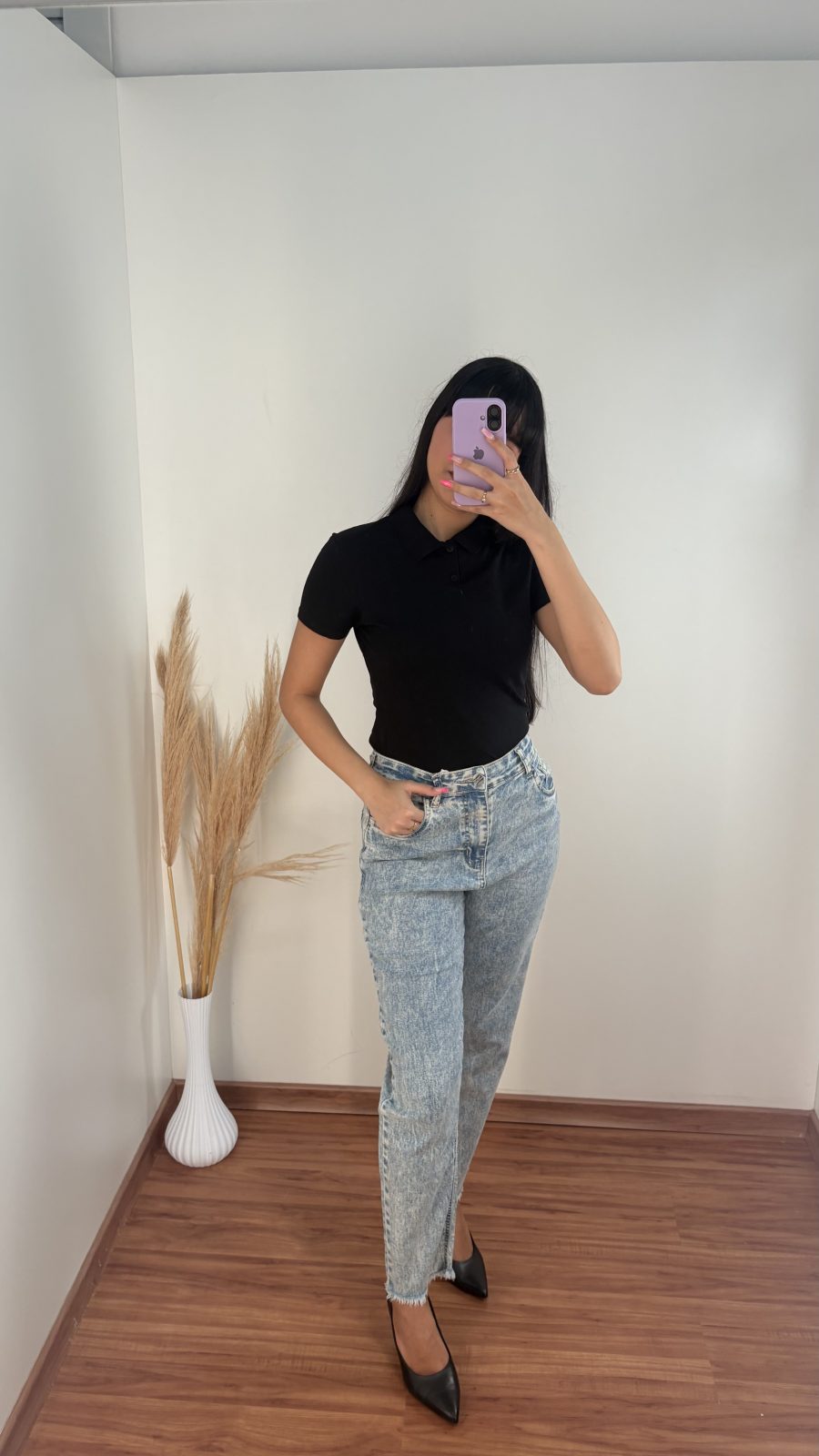 CALÇA FEM MOM R112 REF.75257 JNS 38.