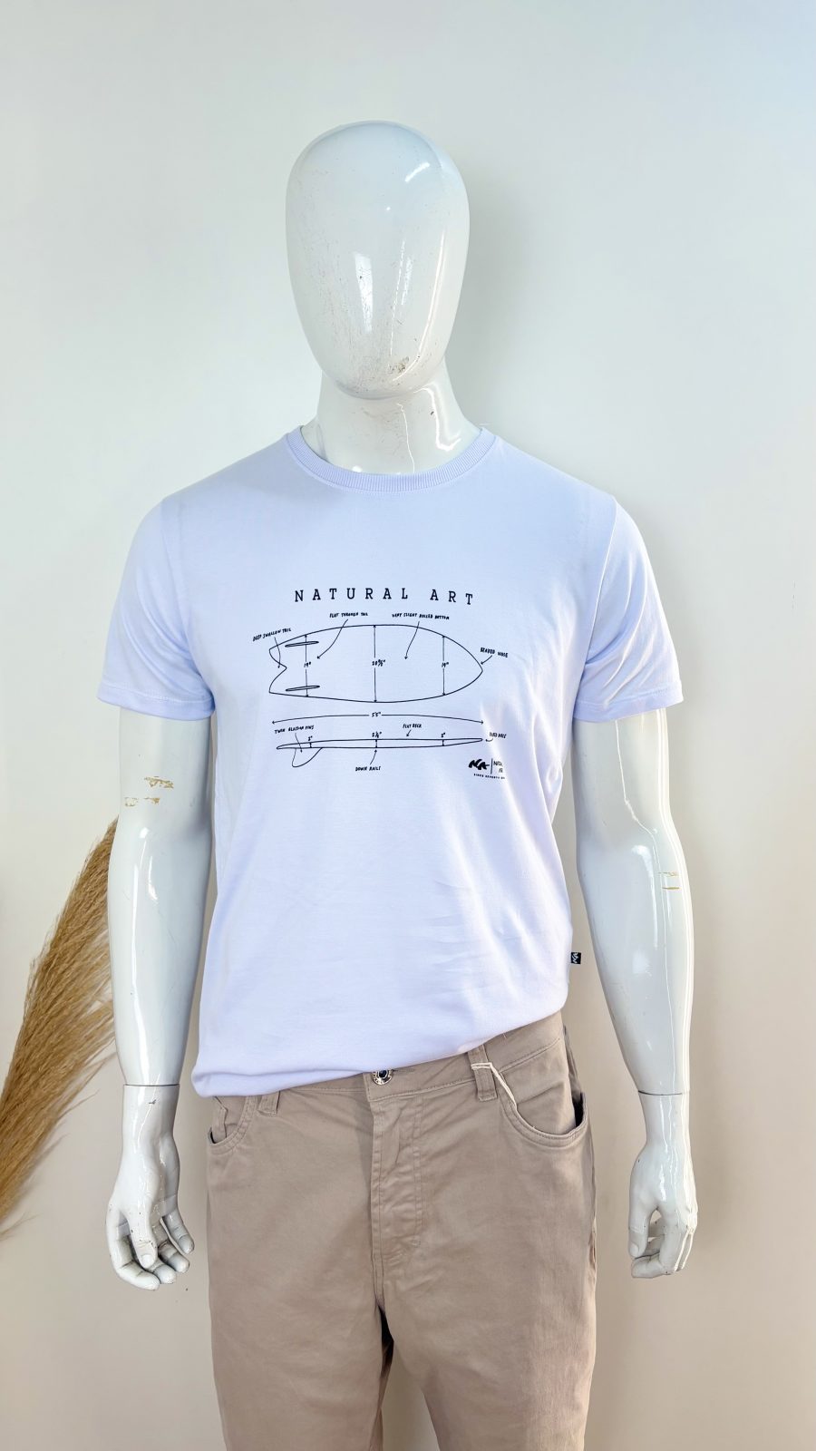 CAMISETA MASC MM REF.253000032 BCO P.