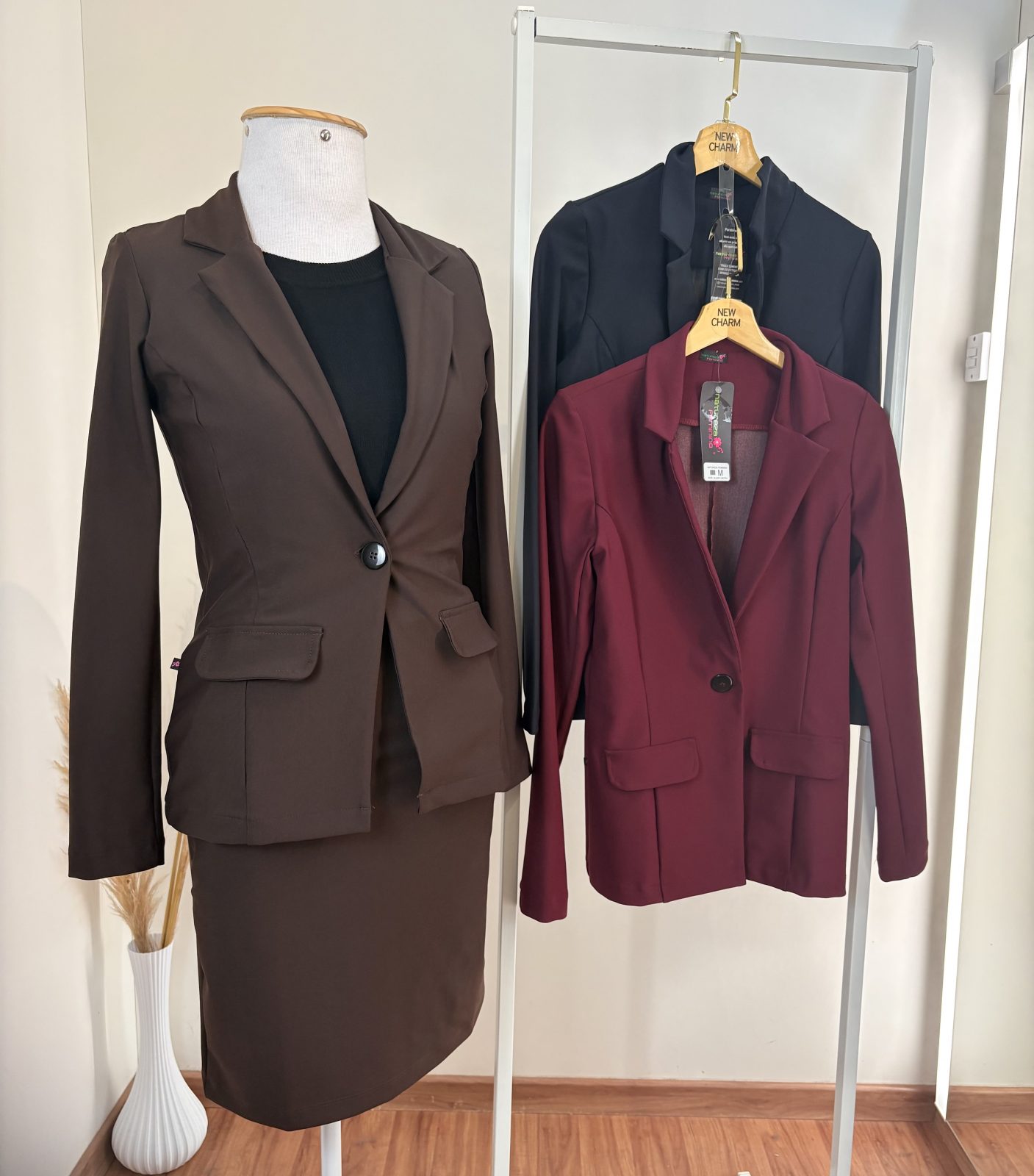 BLAZER FEM ADT C/BOTAO REF.5036 PTO M.