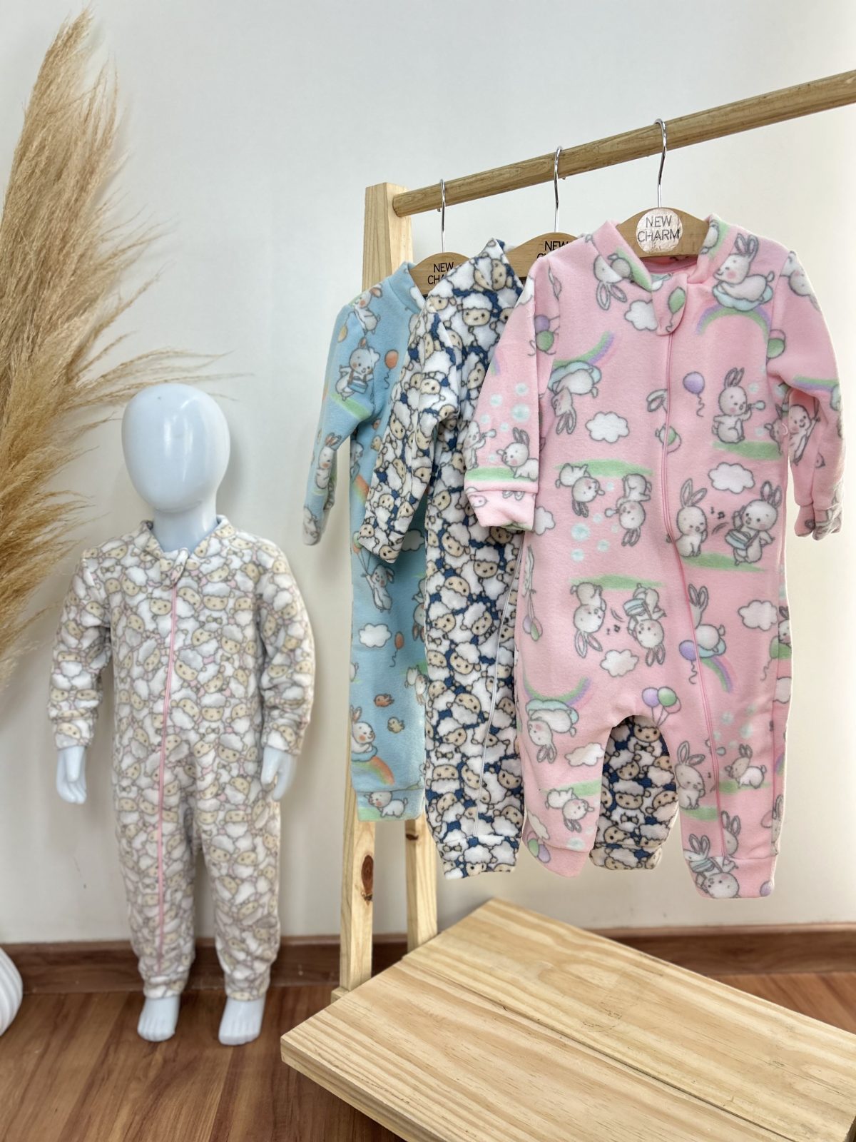 MACACÃO FEM INF ML SOFT REF.8870 BCO/RSA P.