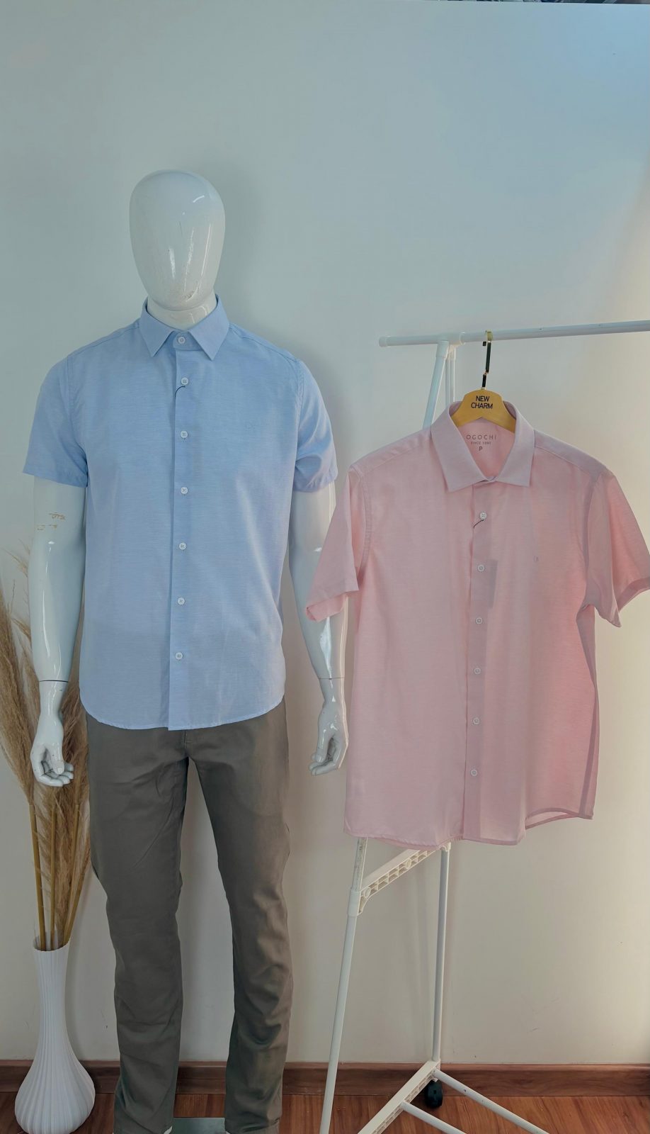 CAMISA MASC MM SLIM REF.001520031 AZL/CL P.