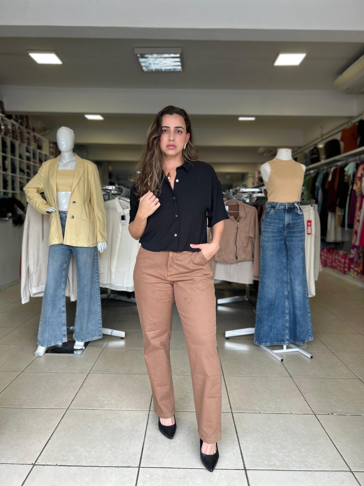 CAMISA FEM MM R08 REF.6196075 PTO M.