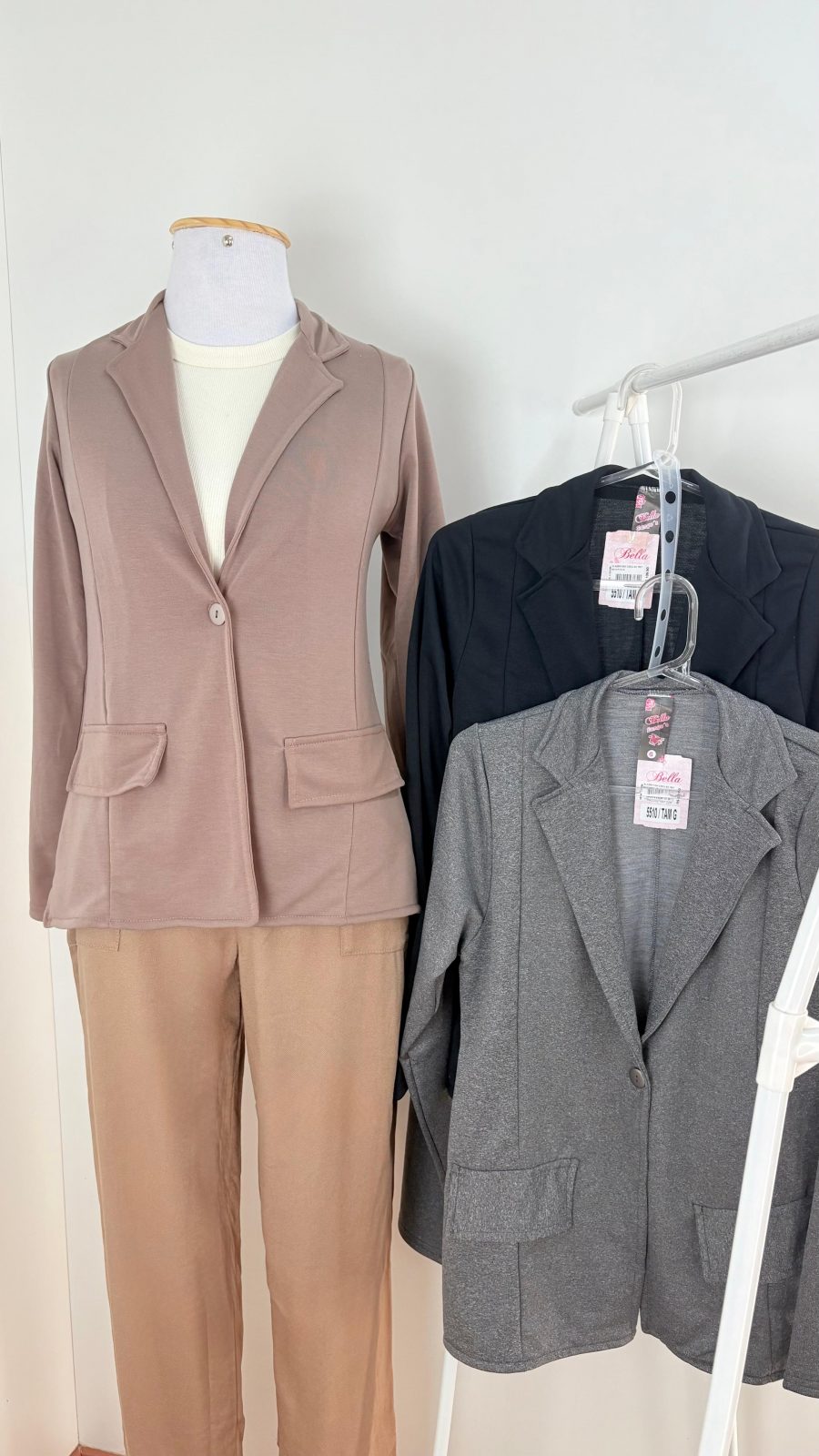 BLAZER FEM C/BOLSO REF.5510 PTO M.