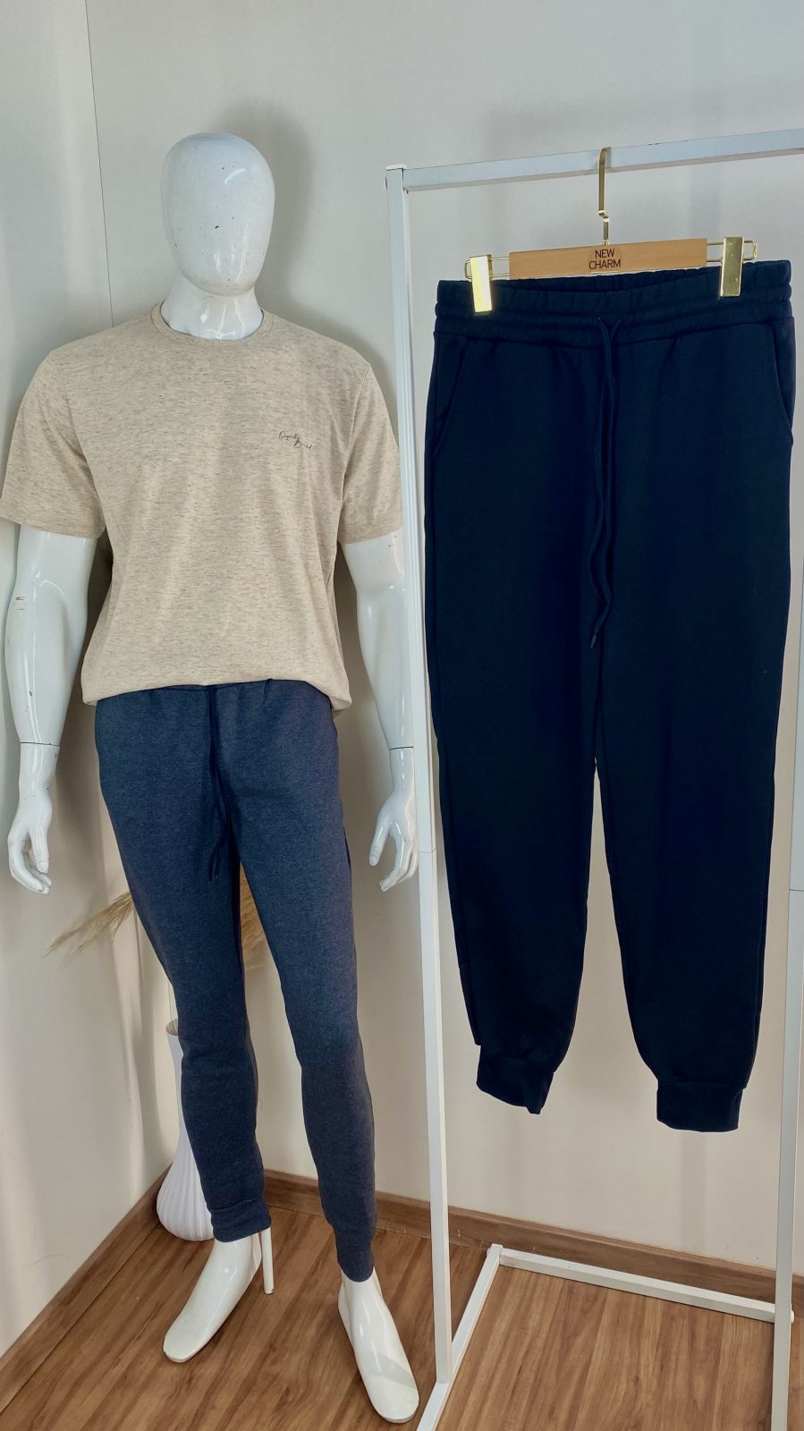 CALÇA MASC ADT MOLETOM REF.90234 CHB P.