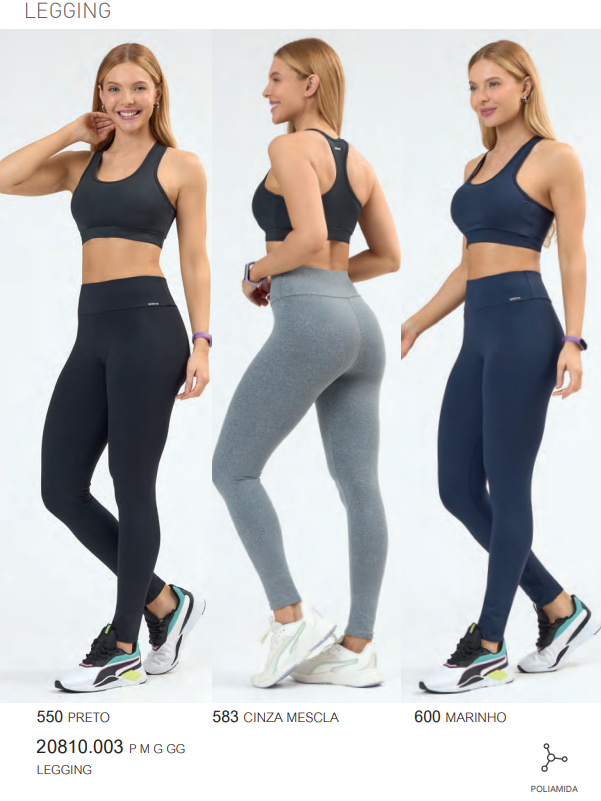 LEGGING FEM ADT BASICA REF.20810 CZA/MSCL P.