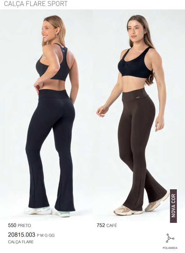 LEGGING FEM ADT FLARE REF.20815 PTO P.