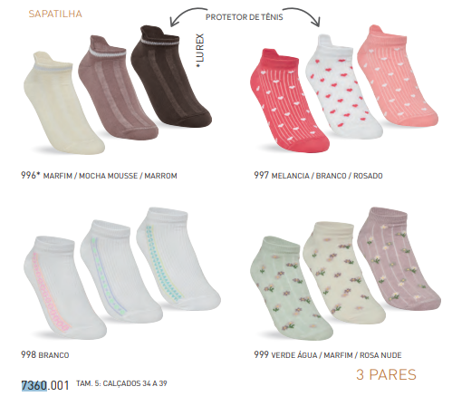 KIT MEIA FEM SQT SELENE REF.7360 STD 34A39.
