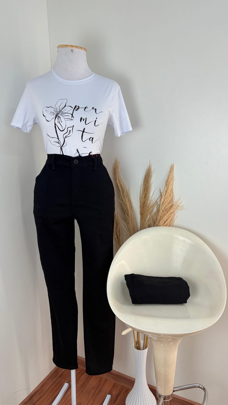 CALÇA FEM CIGARRET R35 REF.TE21813 PTO 40.
